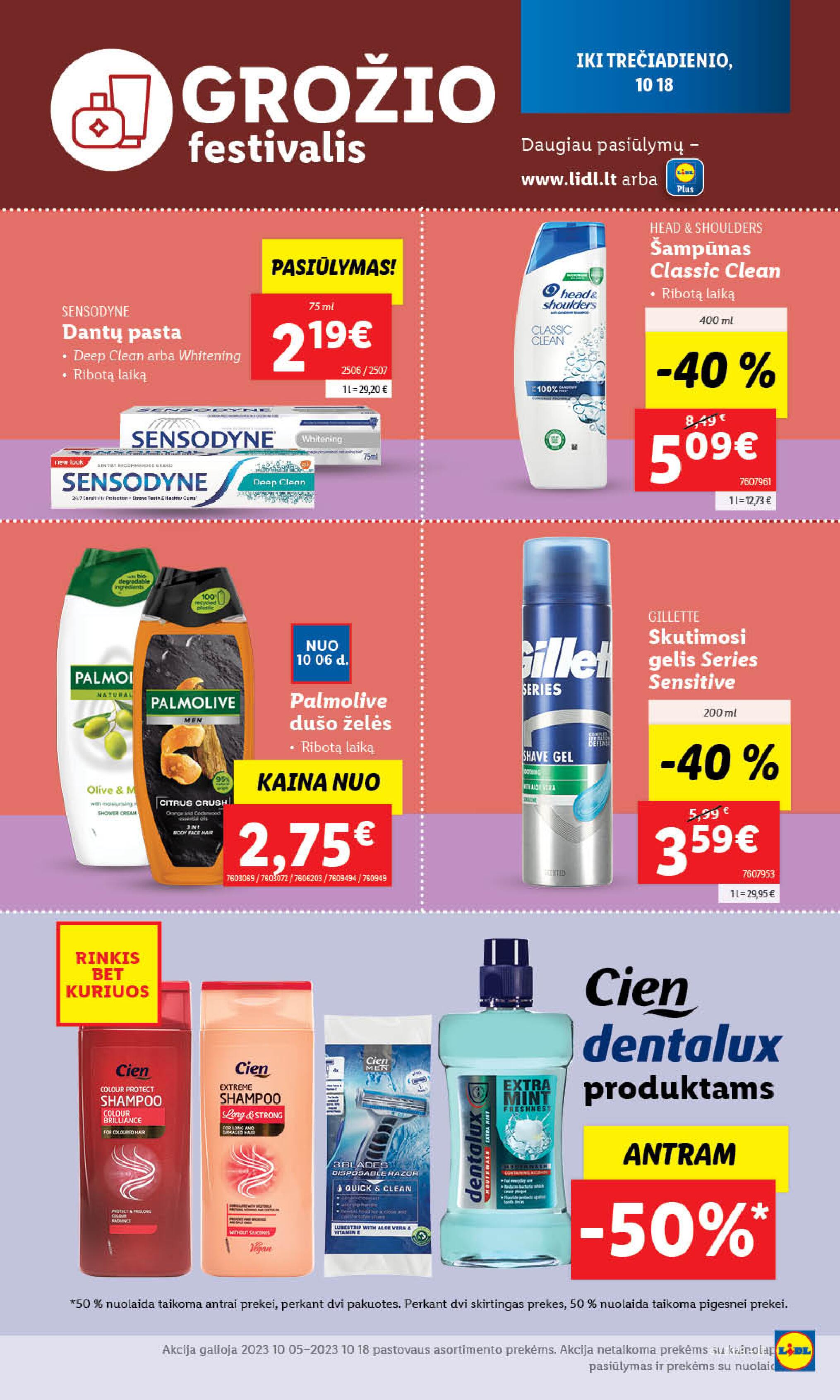 Naujausias LIDL kaininis katalogas 2023.10.09 - 2023.10.15