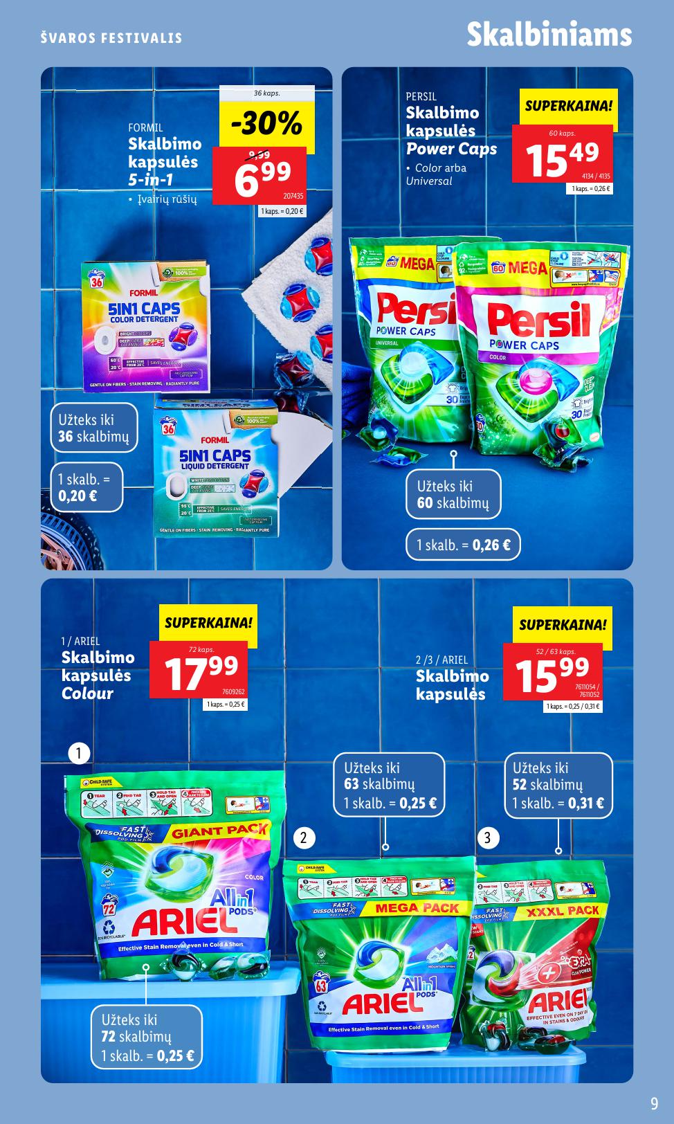 LIDL katalogas "Švaros festivalis" galioja nuo kovo 3