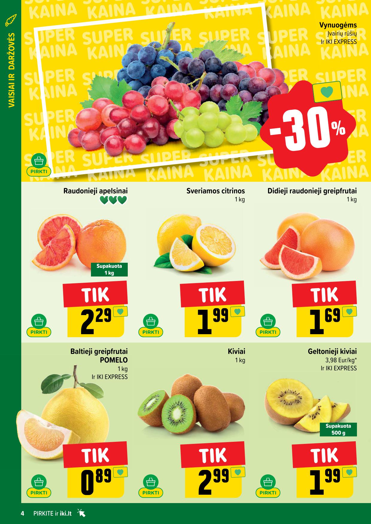Naujausias IKI kaininis katalogas 2026.01.26 - 2026.02.01
