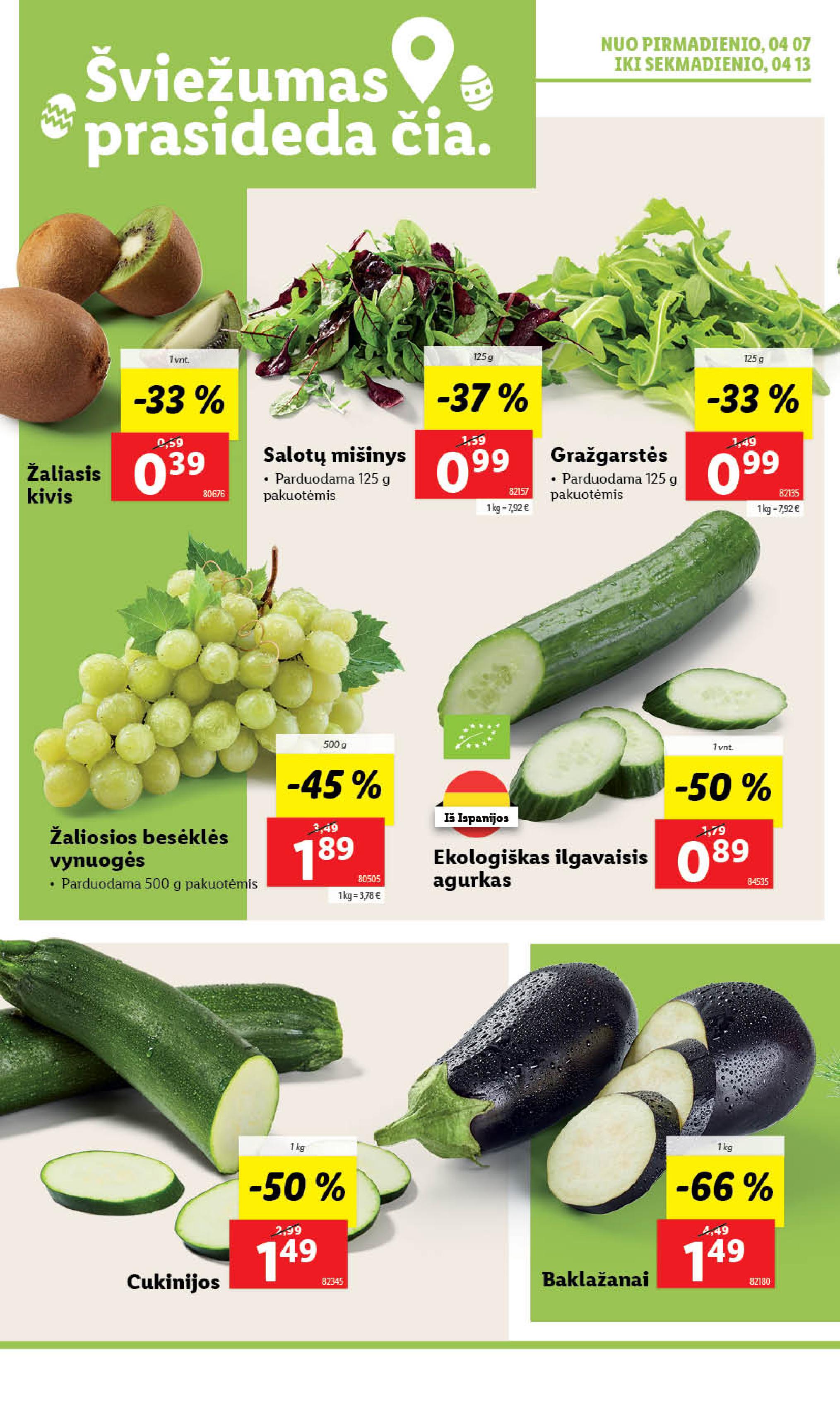 Naujausias LIDL kaininis katalogas 2025.04.07 - 2025.04.13
