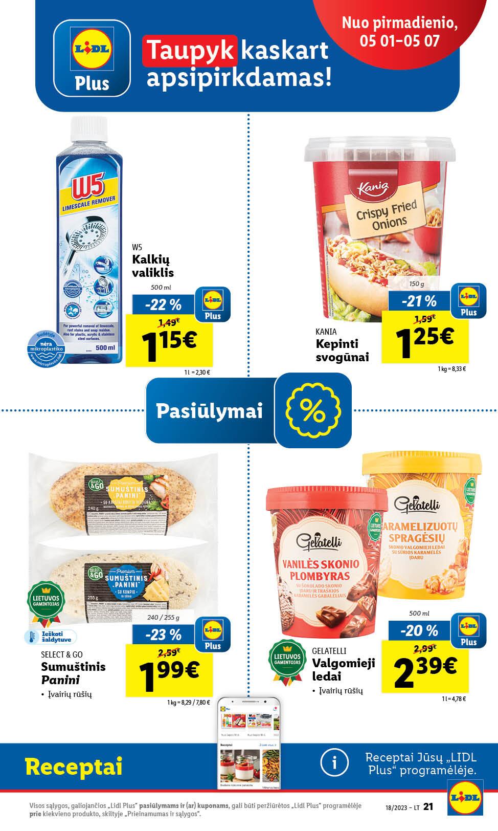 Naujausias LIDL kaininis katalogas 2023.05.01 - 2023.05.07