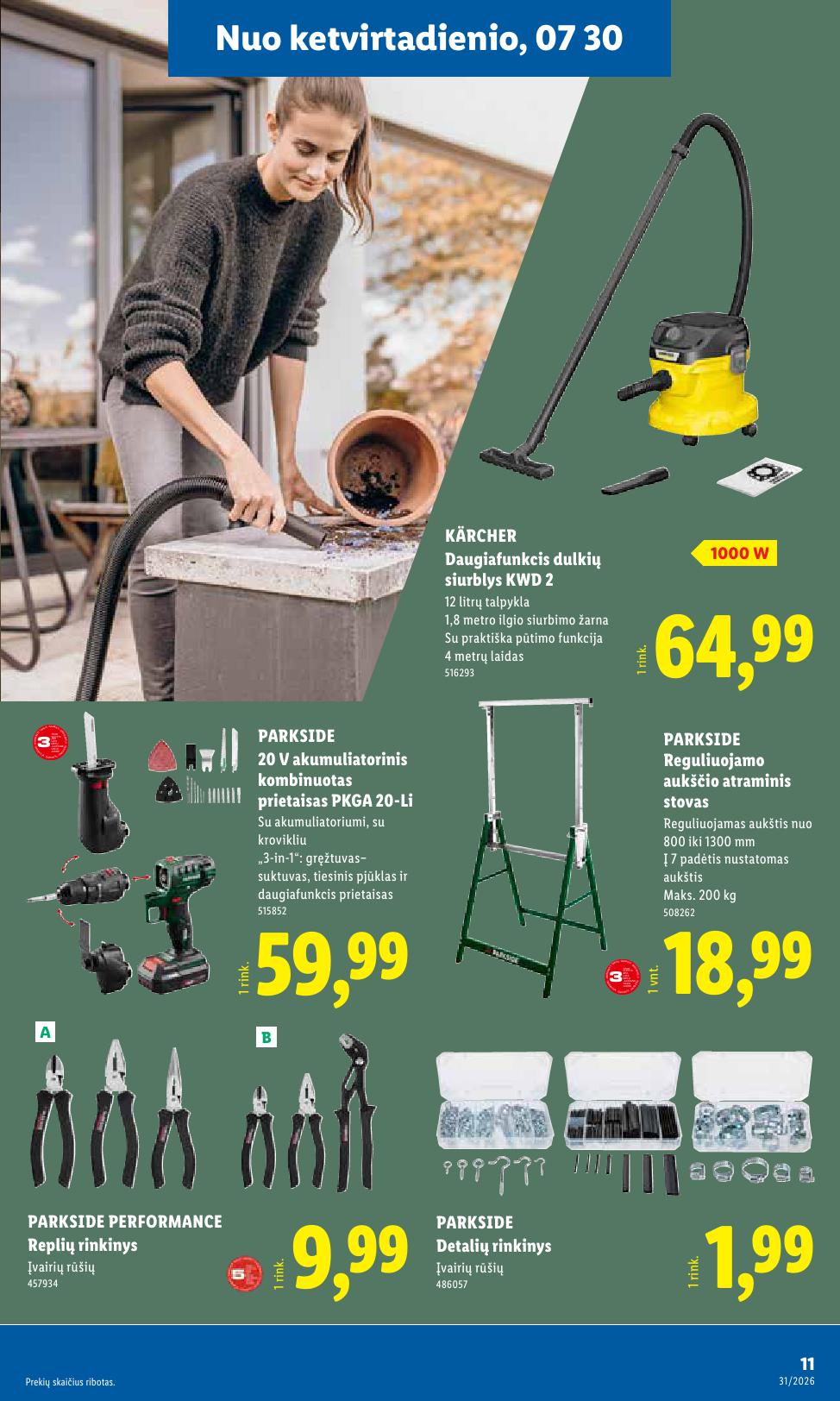 LIDL ne  maisto prekių leidinys 2026.07.27 - 2026.08.02