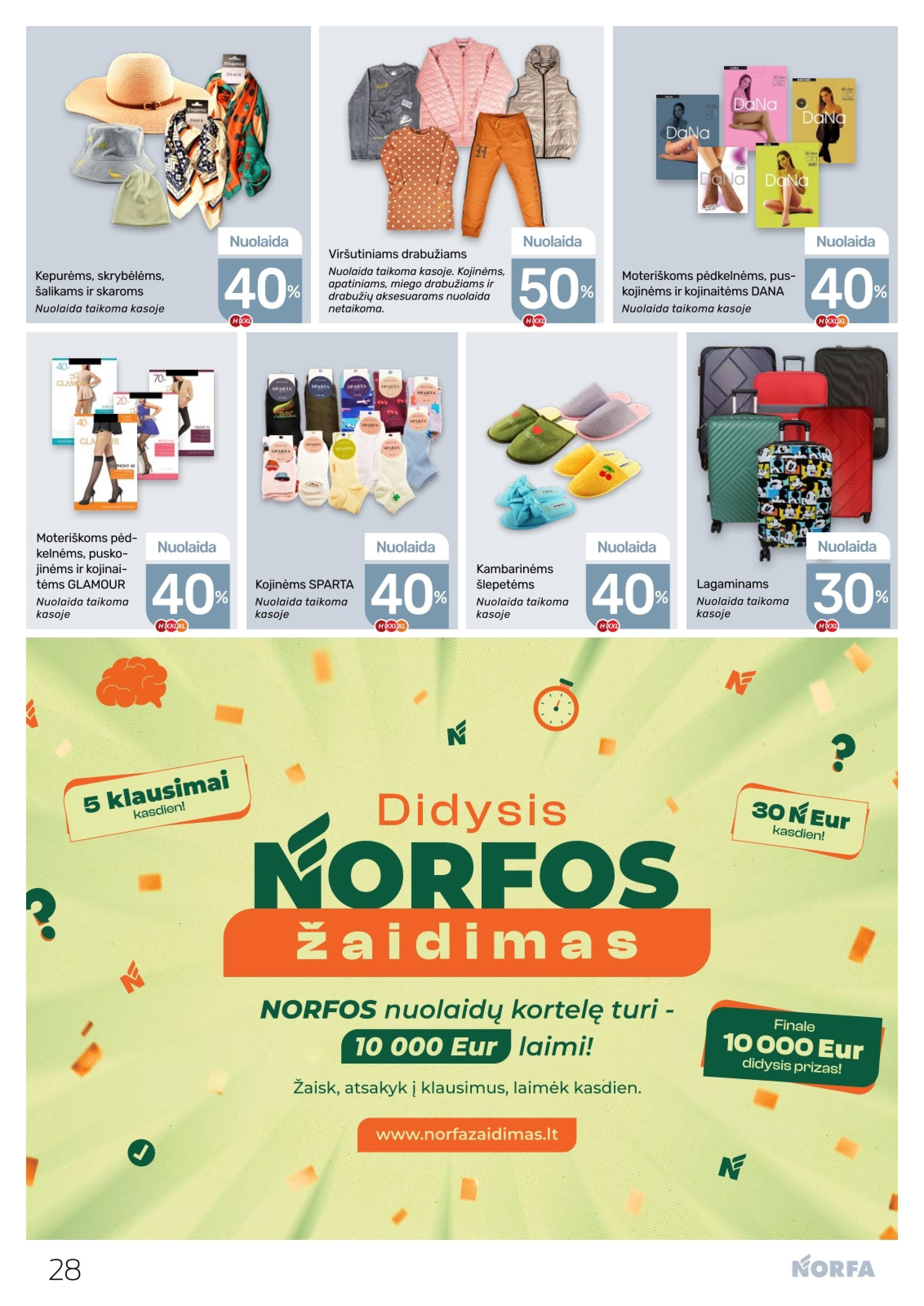 Naujausias NORFA kaininis katalogas 2026.05.14 - 2026.05.27