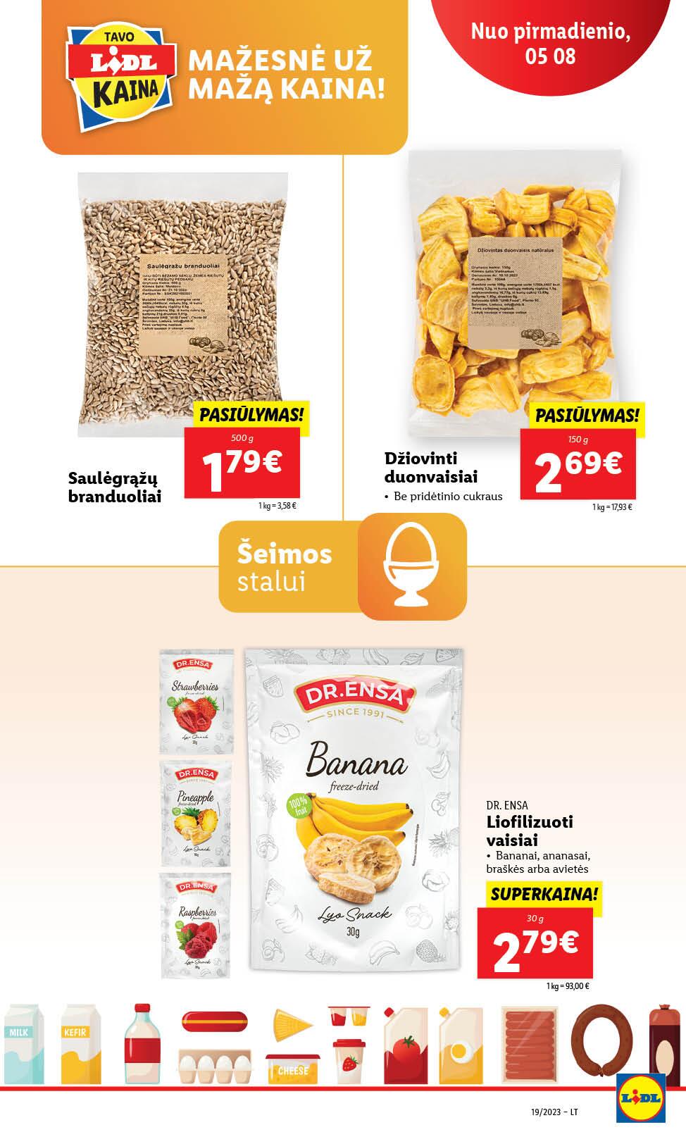 Naujausias LIDL kaininis katalogas 2023.05.08 - 2023.05.14