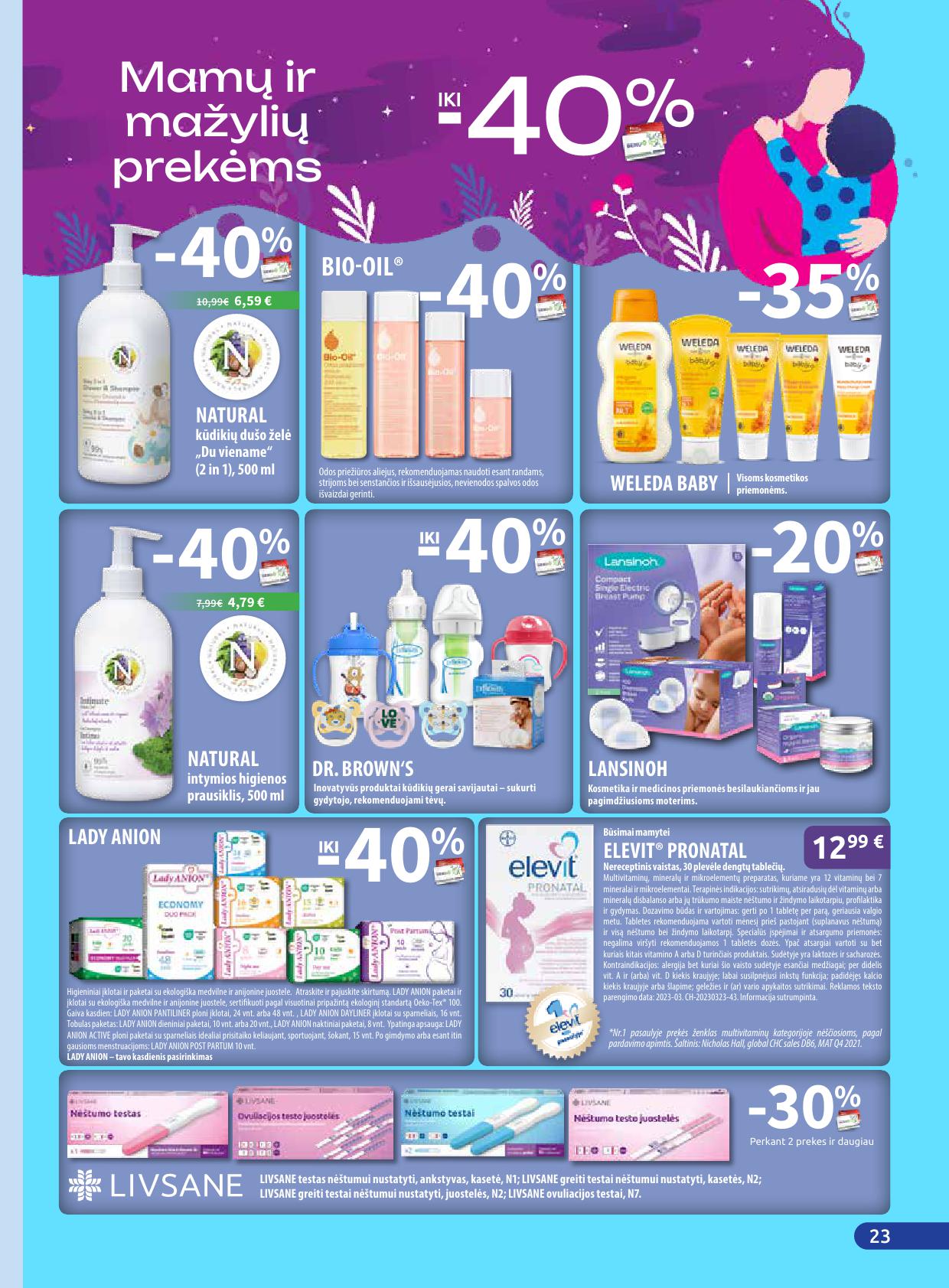 BENU vaistinės akcijų ir nuolaidų leidinys 2026.04.01 - 2026.04.30