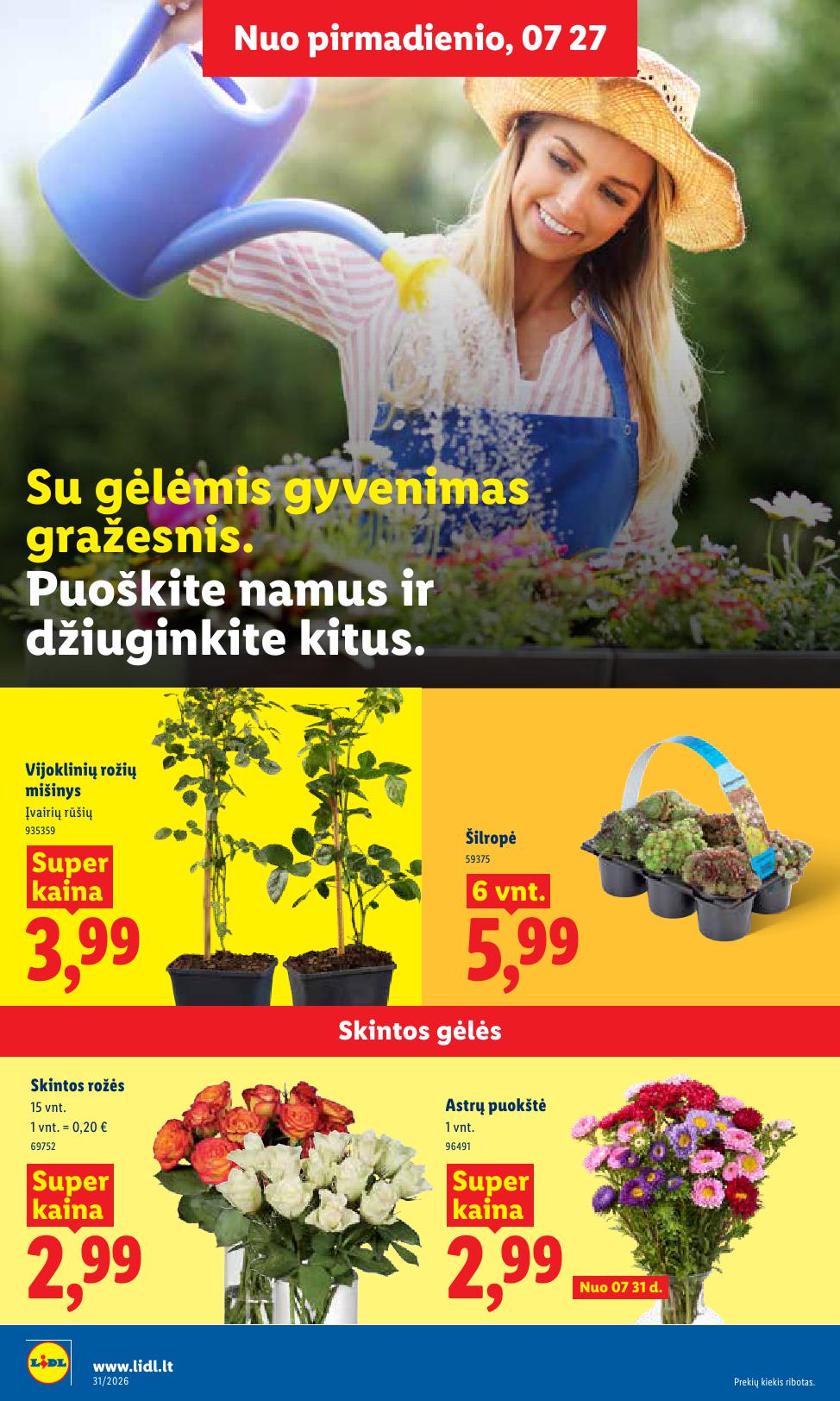 Naujausias LIDL kaininis katalogas 2026.07.27 - 2026.08.02