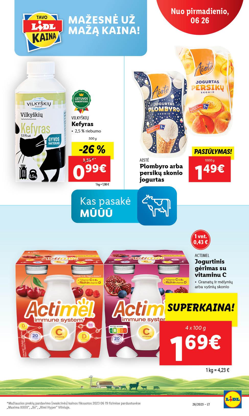Naujausias LIDL kaininis katalogas 2023.06.26 - 2023.07.02