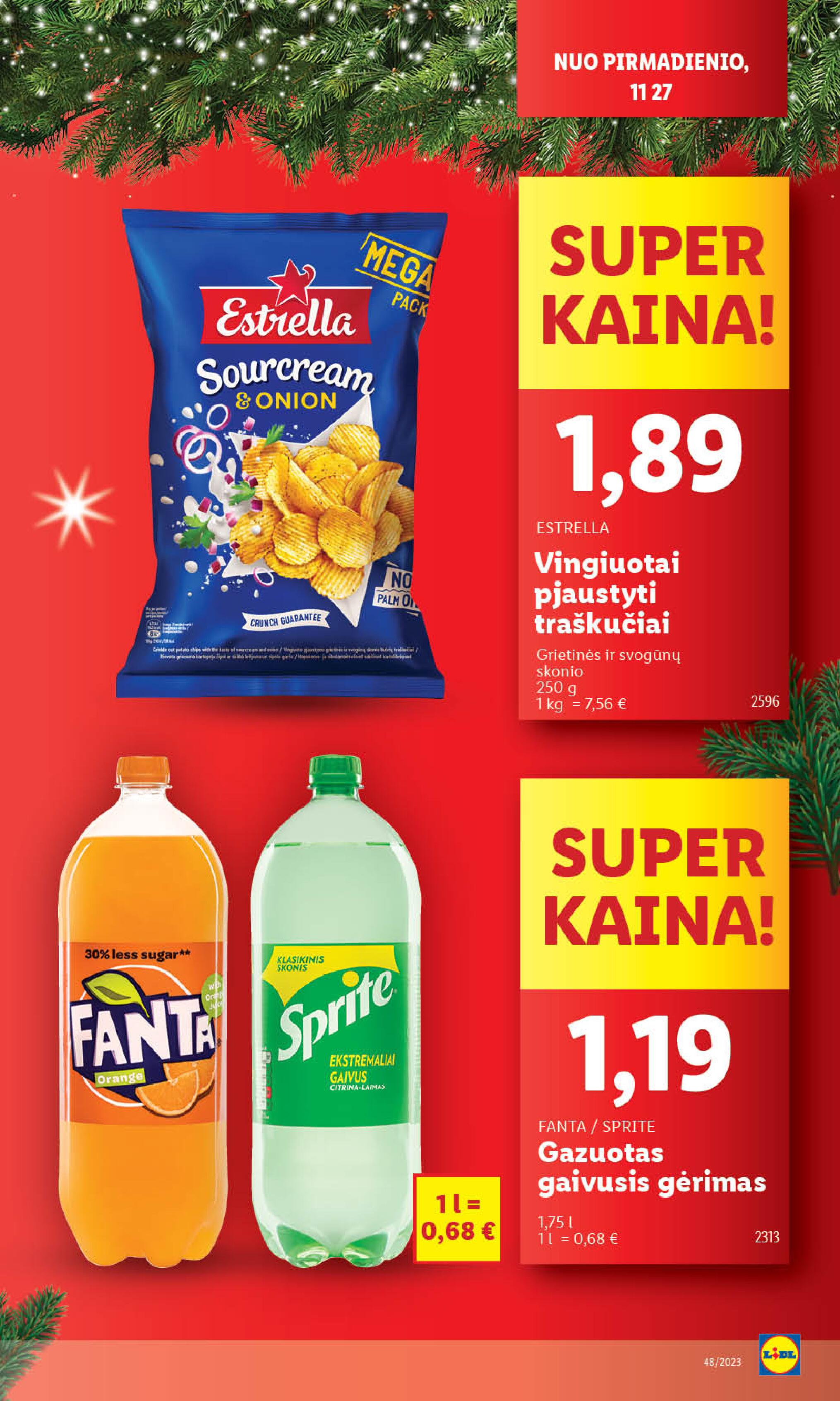 LIDL maisto prekių leidinukas nuo ketvirtadienio 11.30 - 12.03