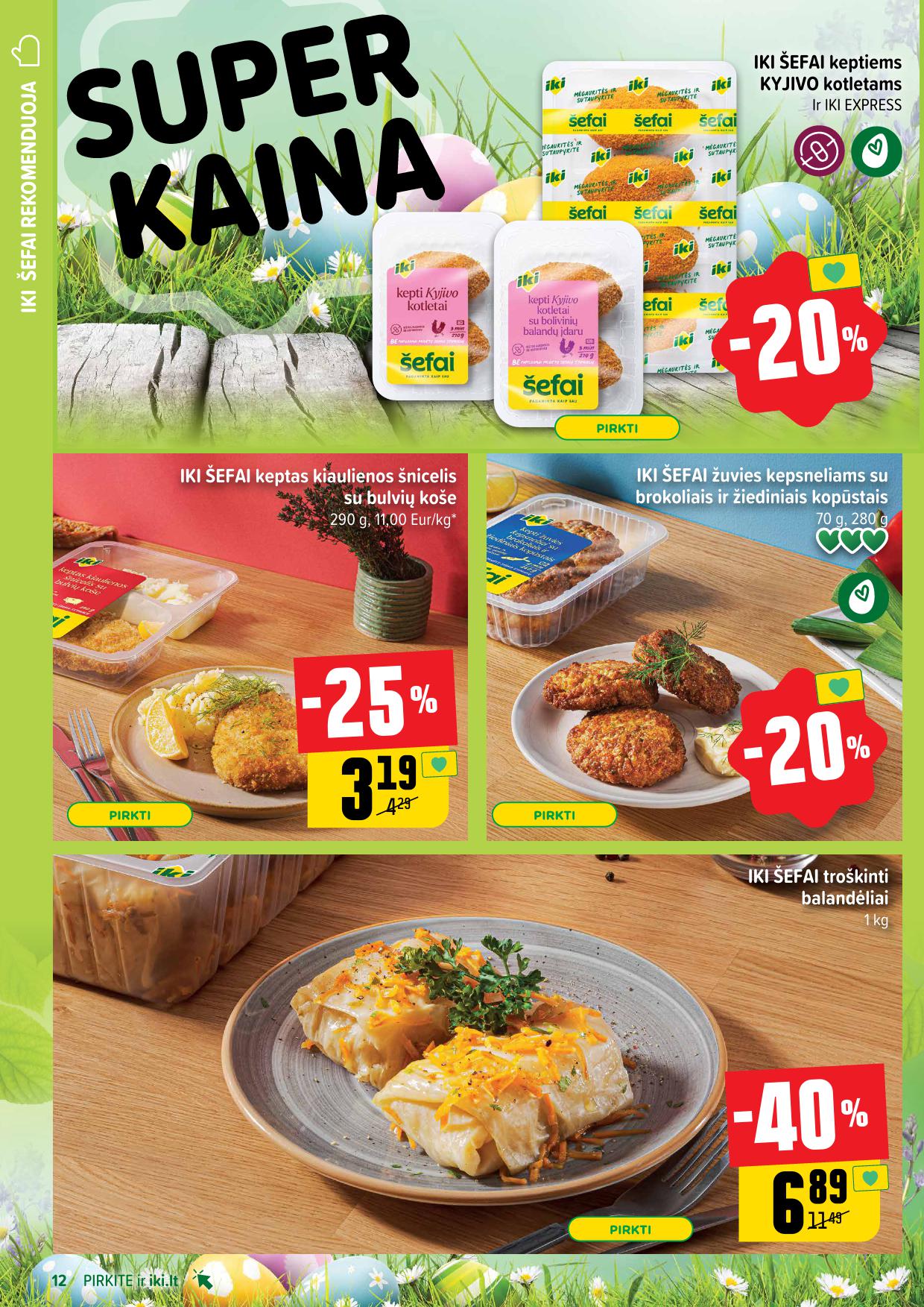 Naujausias IKI kaininis katalogas 2025.04.14 - 2025.04.19