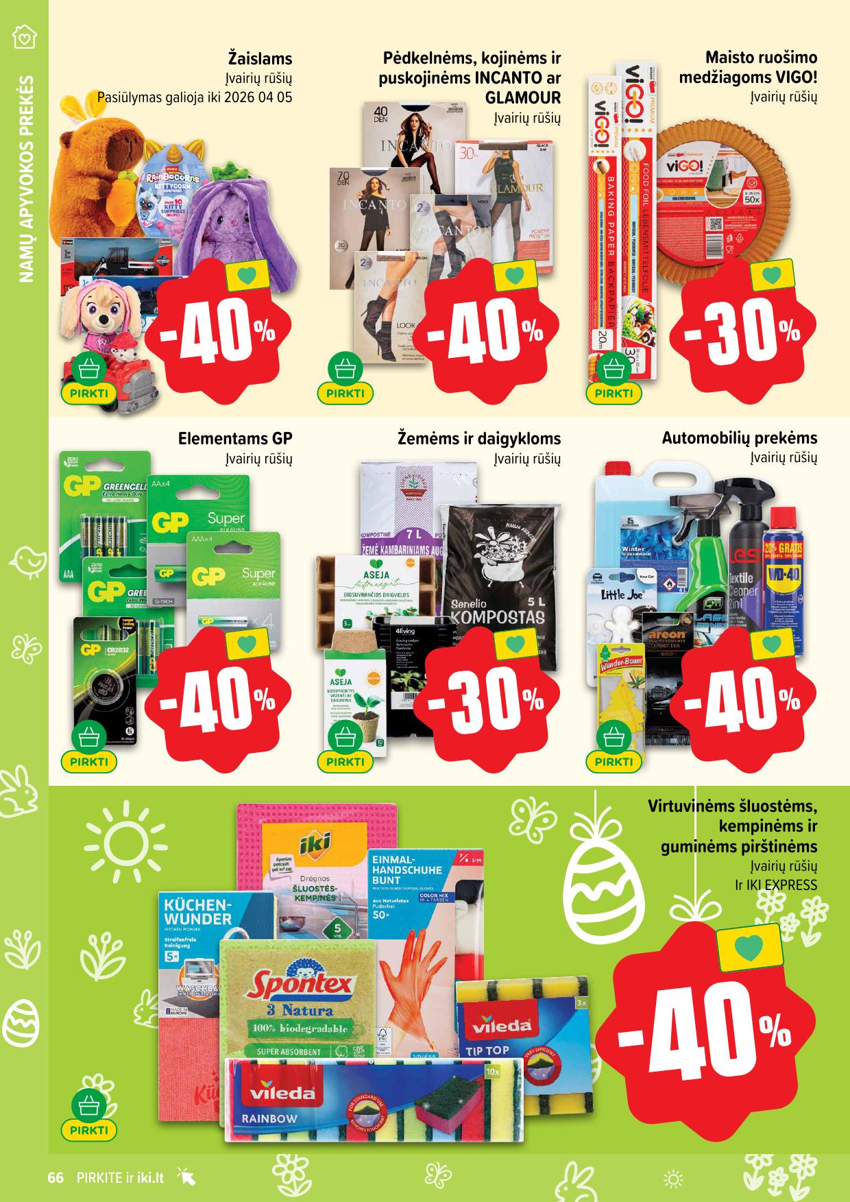 Naujausias IKI kaininis katalogas 2026.03.23 - 2026.03.29
