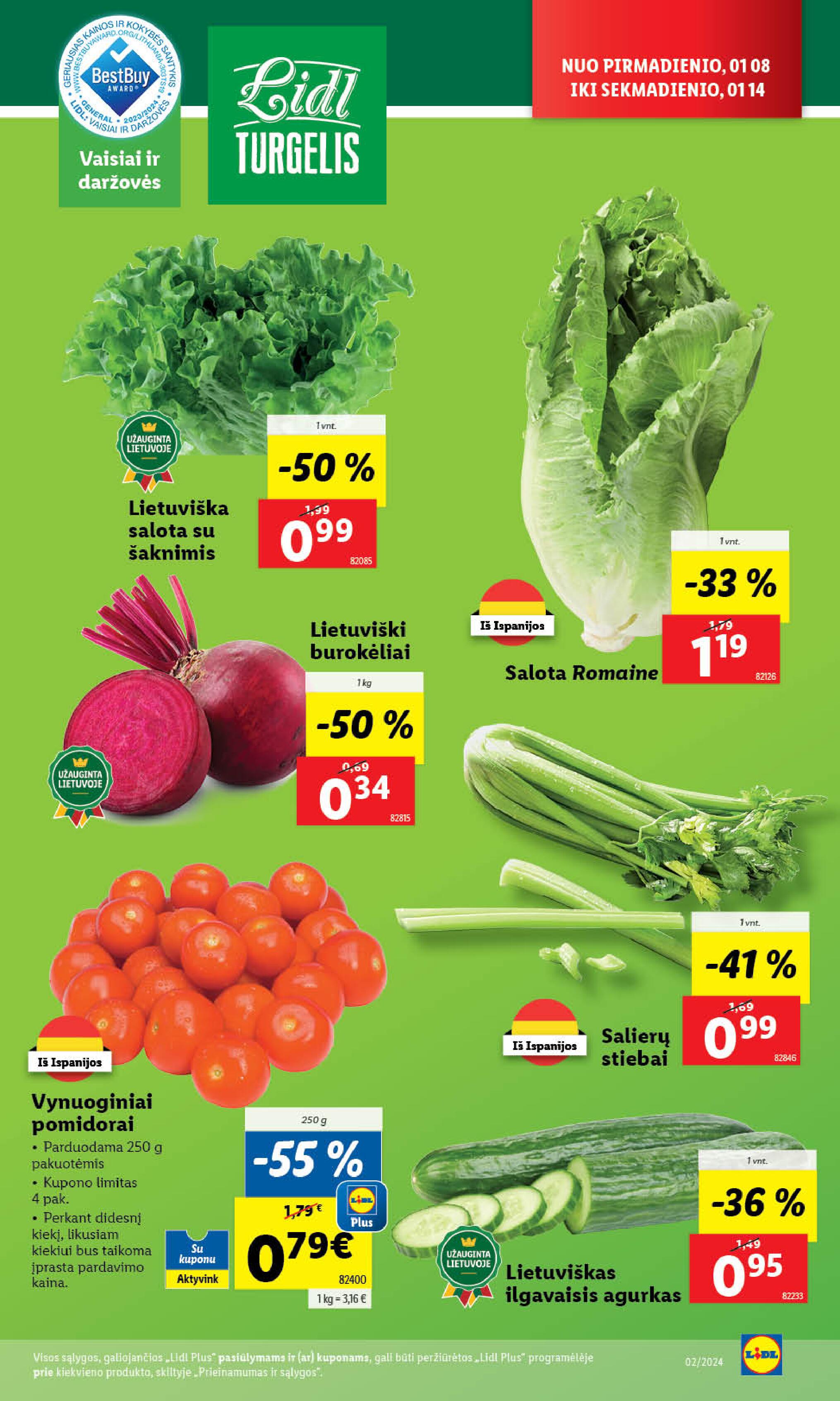 Naujausias LIDL kaininis katalogas 2024.01.08 - 2024.01.14