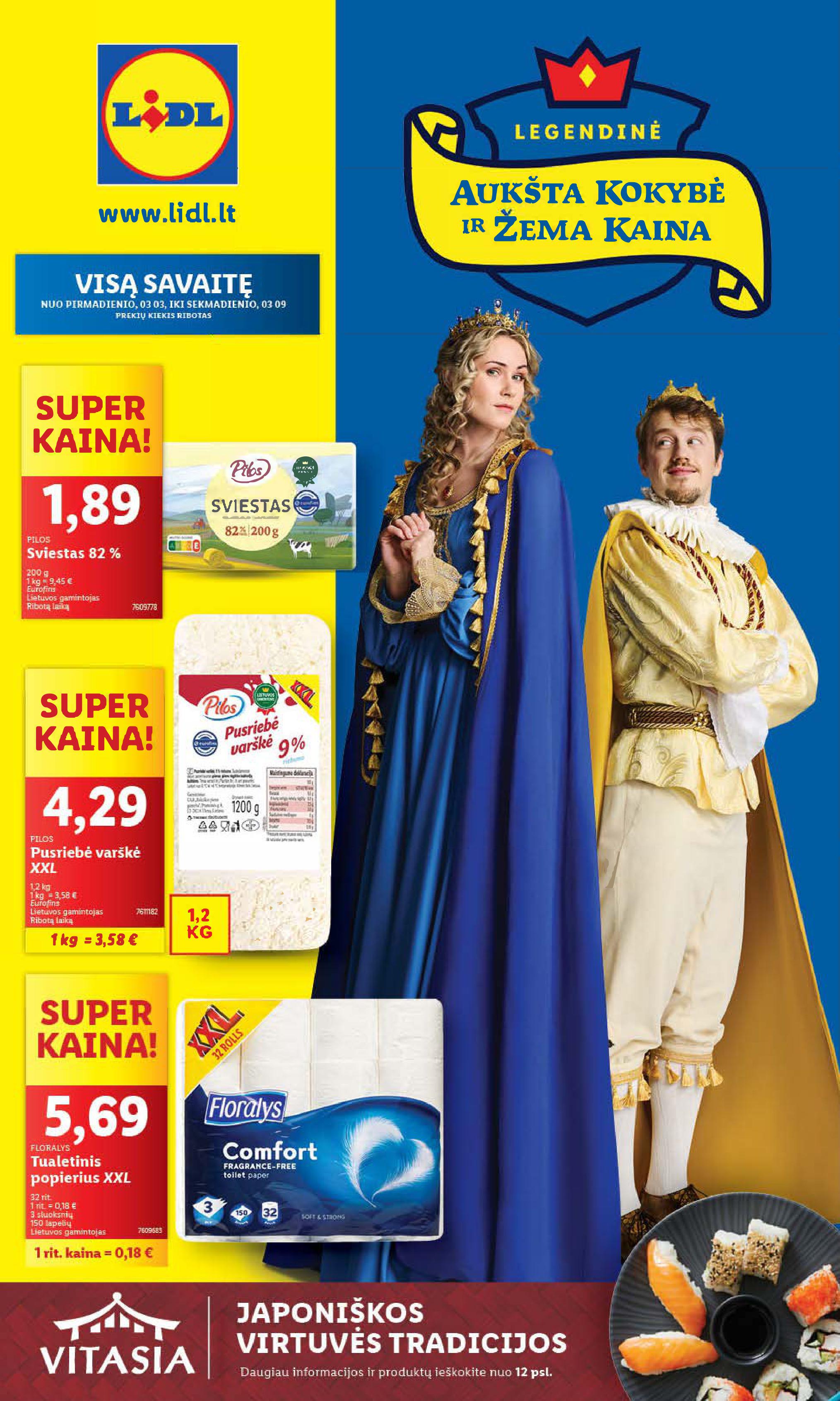 Naujausias LIDL kaininis katalogas 2025.03.03 - 2025.03.09