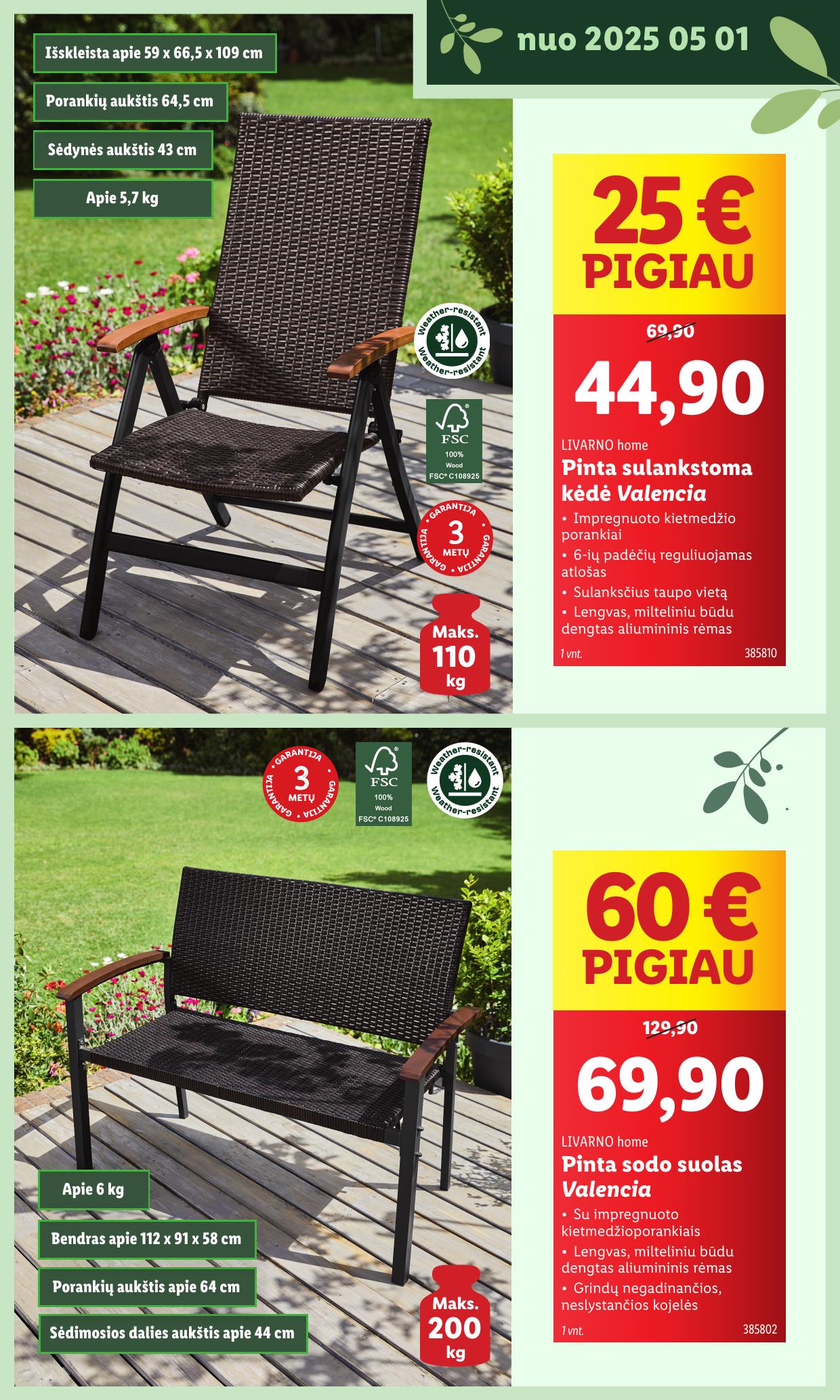 LIDL katalogas "Švenčiame sodą" galioja nuo 2025.05.12