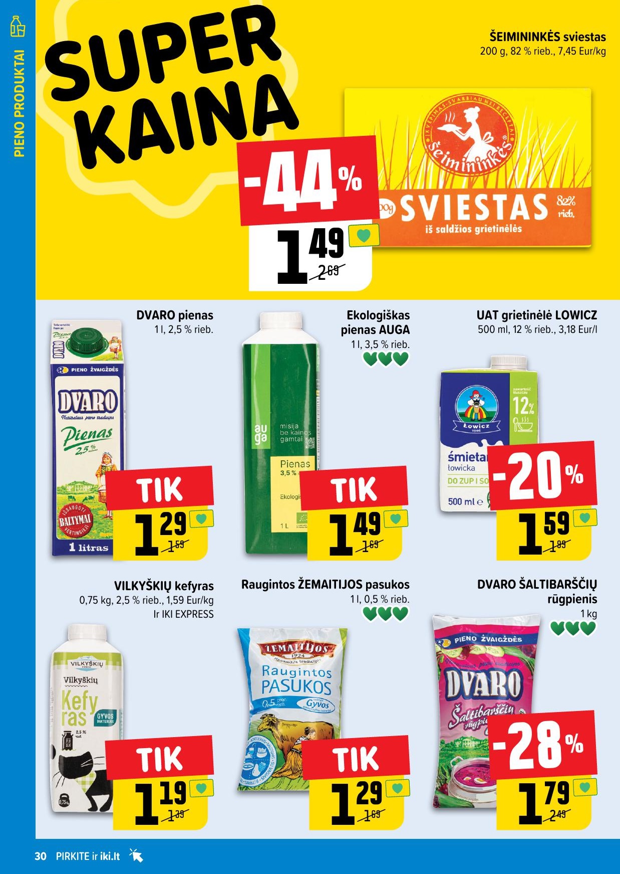 Naujausias IKI kaininis katalogas 2024.08.12 - 2024.08.18