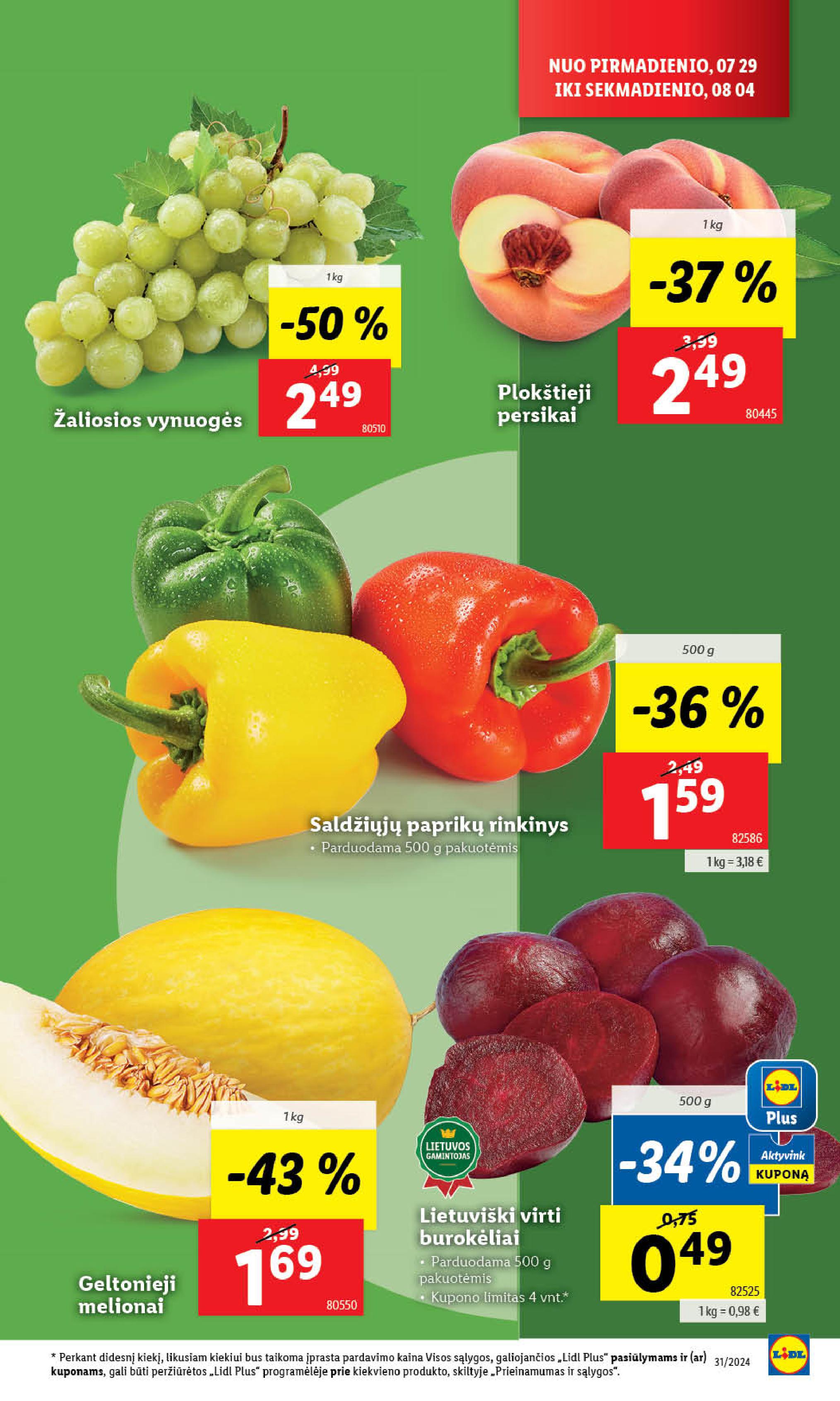 Naujausias LIDL kaininis katalogas 2024.07.29 - 2024.08.04