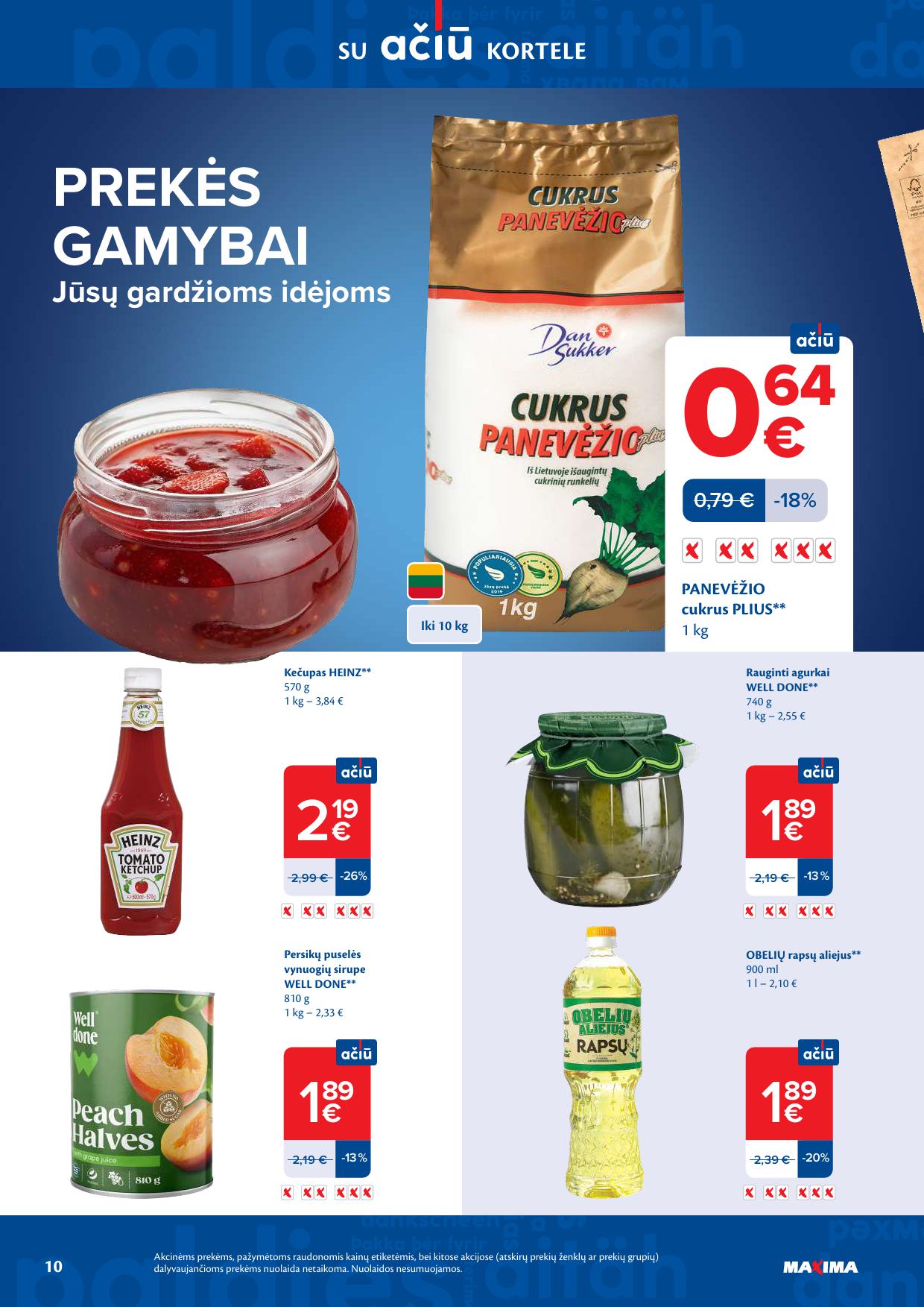 MAXIMA akcijų ir nuolaidų leidinys Nr.10 2026.03.03 - 2026.03.09