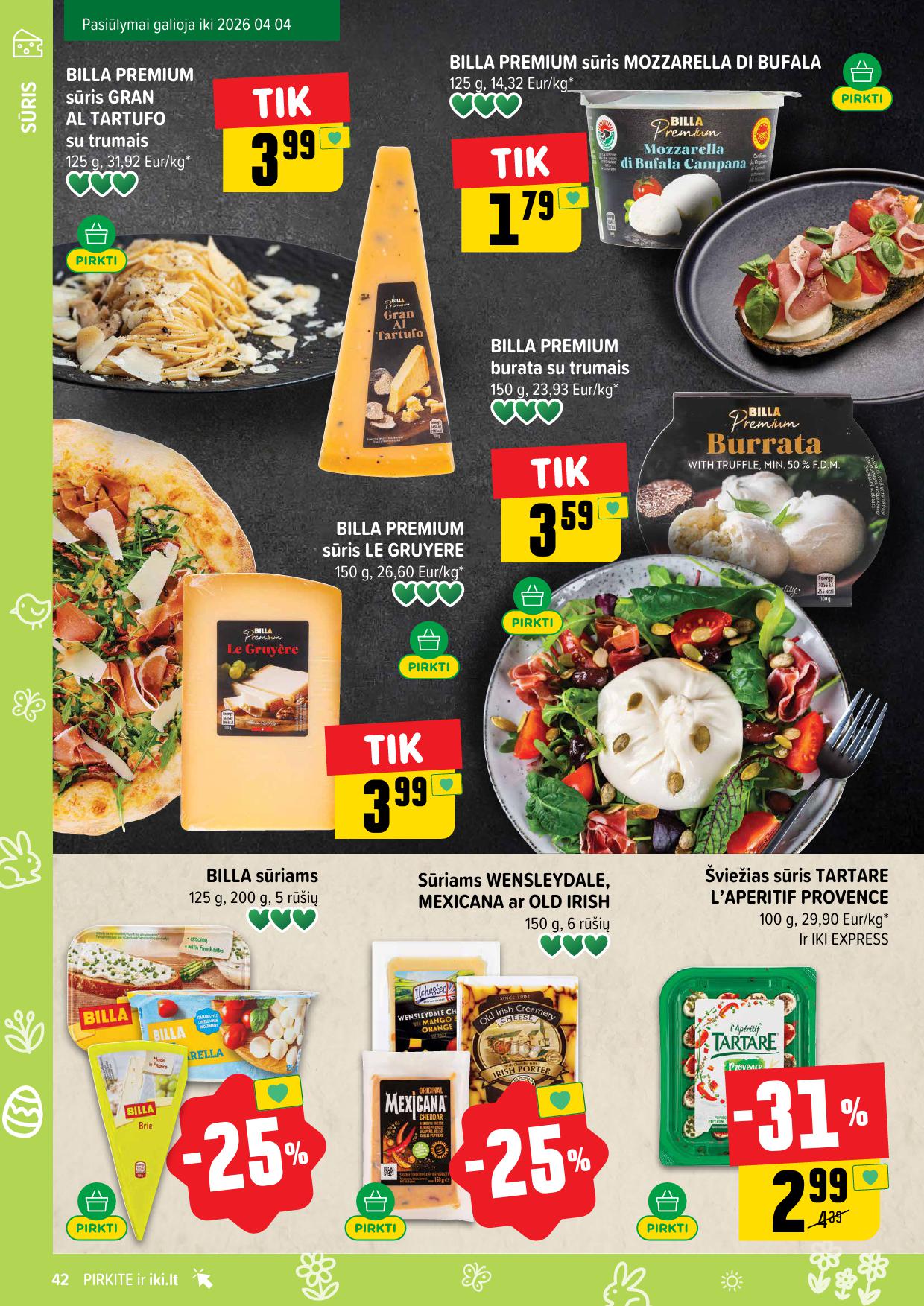 Naujausias IKI kaininis katalogas 2026.03.30 - 2026.04.04