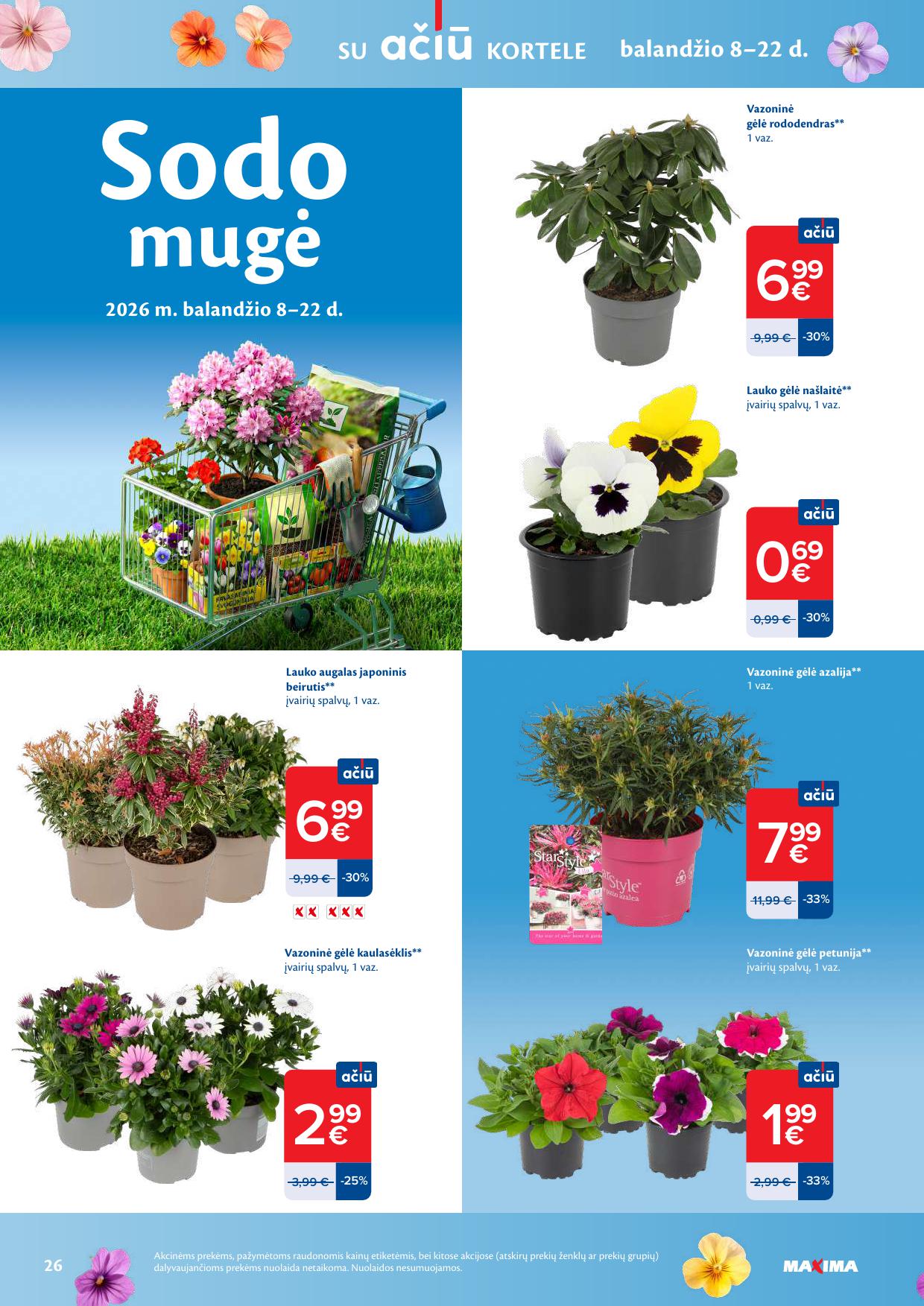 Naujausias MAXIMA kaininis katalogas 2026.04.07 - 2026.04.13