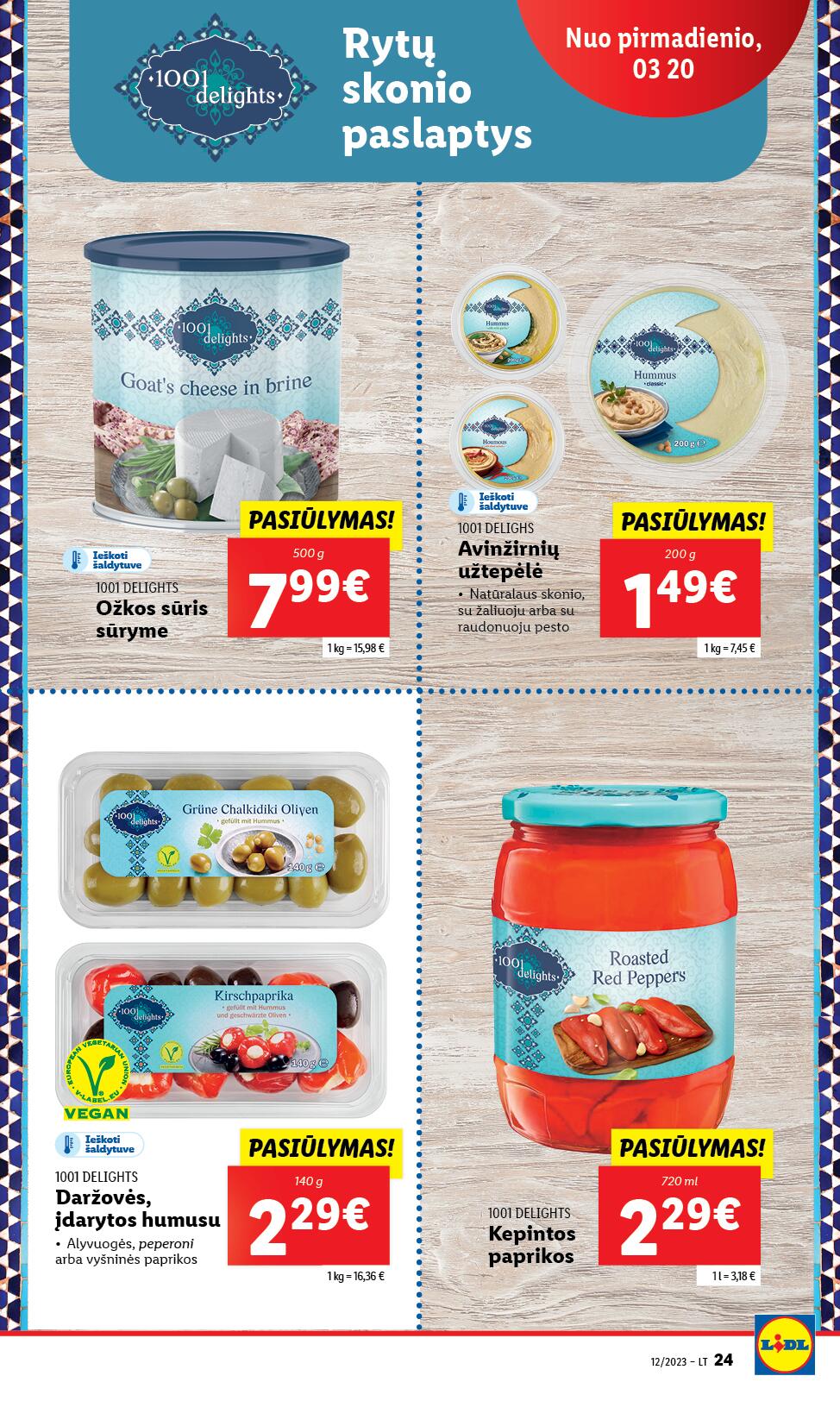 Naujausias LIDL kaininis katalogas 2023.03.20 - 2023.03.26