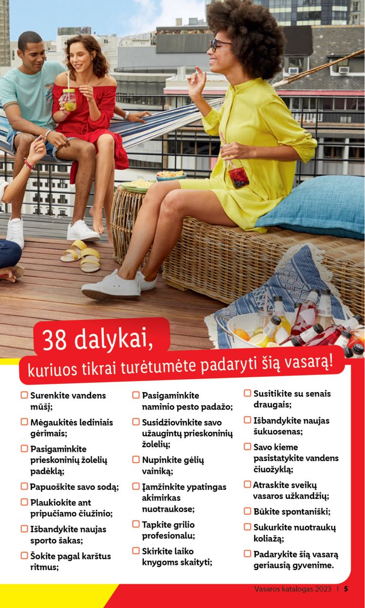 LIDL Vasaros katalogas 2023