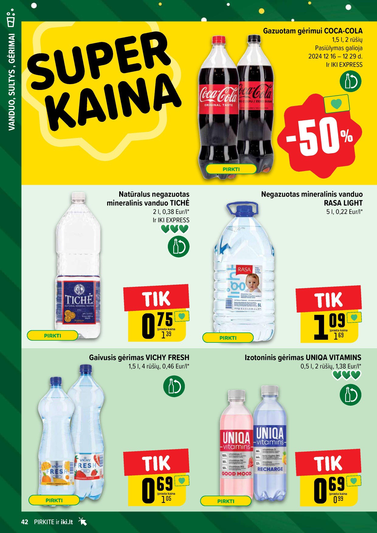 Naujausias IKI kaininis katalogas 2024.12.23 - 2024.12.29