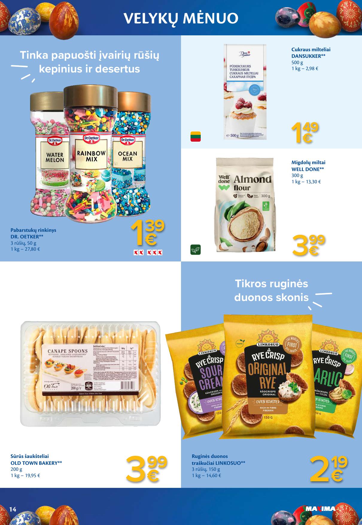 MAXIMA katalogas "VELYKŲ MĖNUO" 2026.03.03 - 2026.04.06