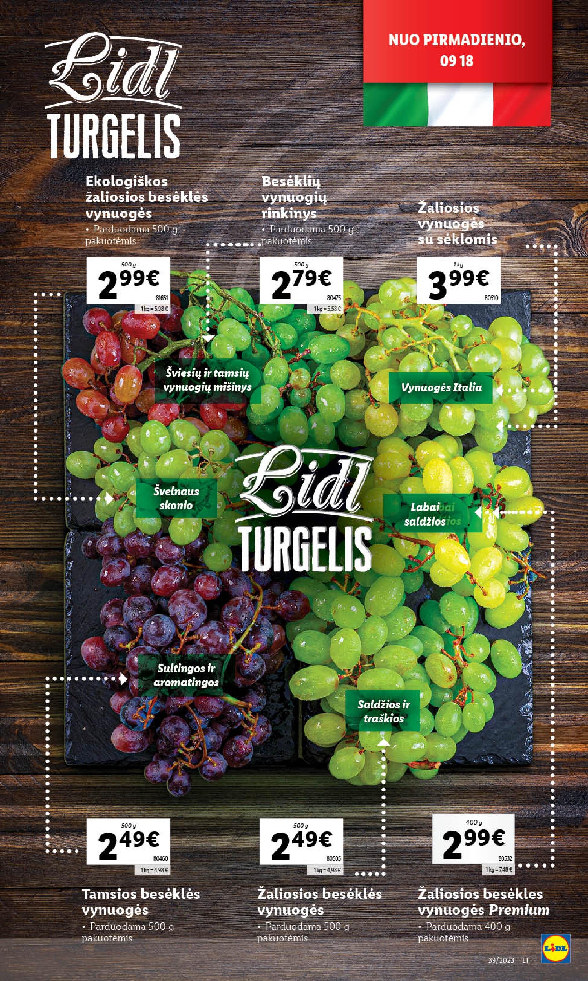 Naujausias LIDL kaininis katalogas 2023.09.25 - 2023.10.01