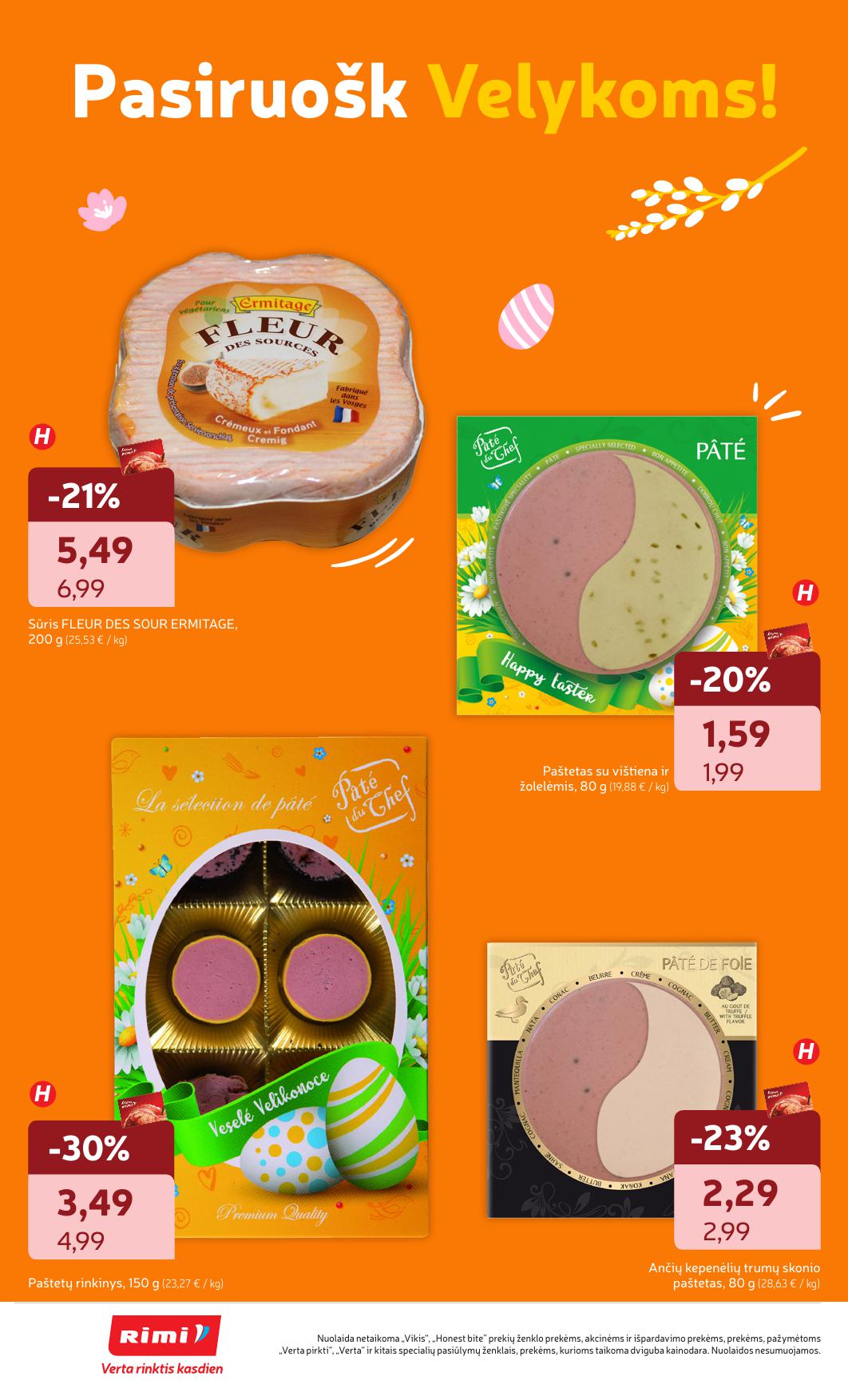Naujausias RIMI kaininis katalogas 2026.03.17 - 2026.03.23