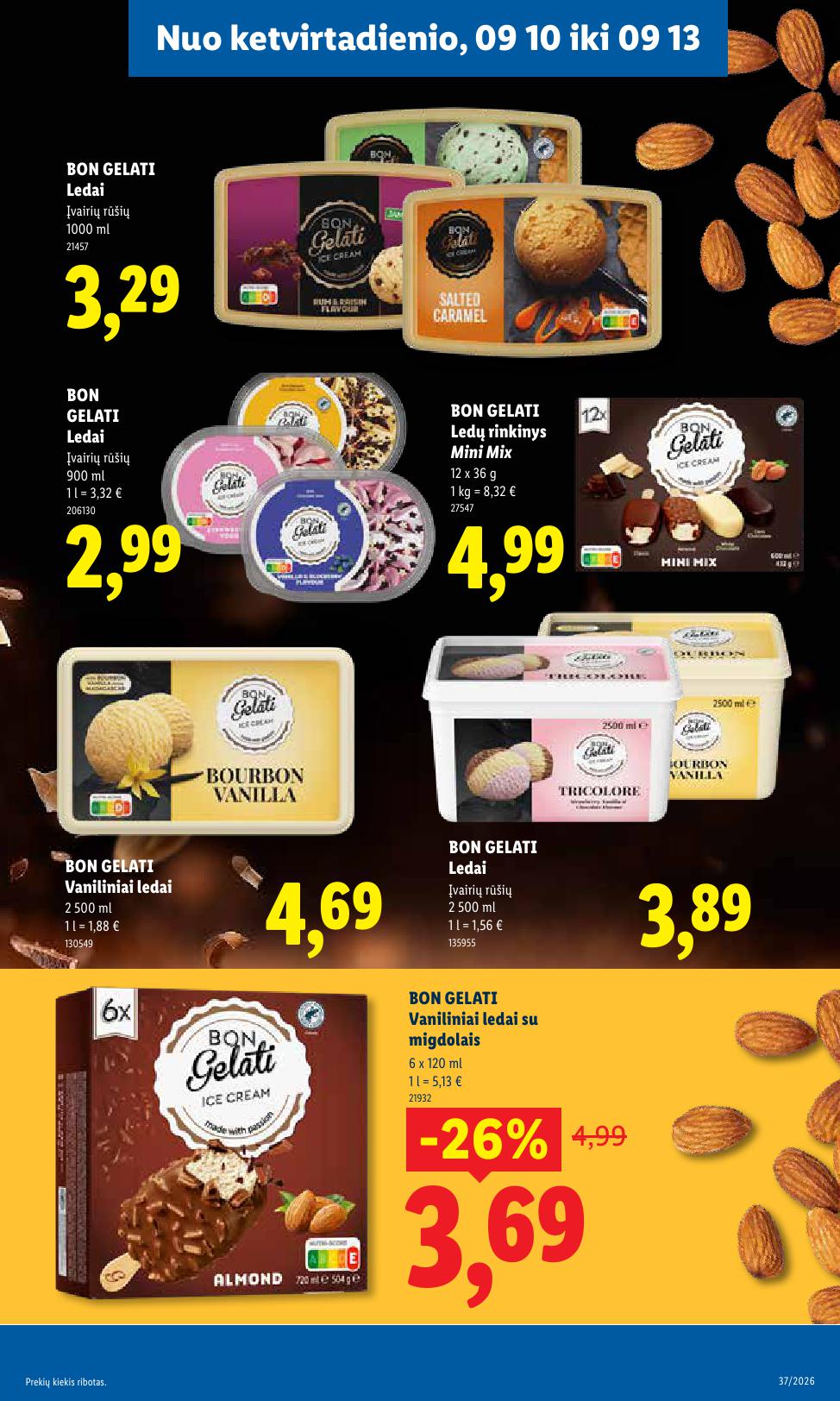 Naujausias LIDL kaininis katalogas 2026.09.07 - 2026.09.13