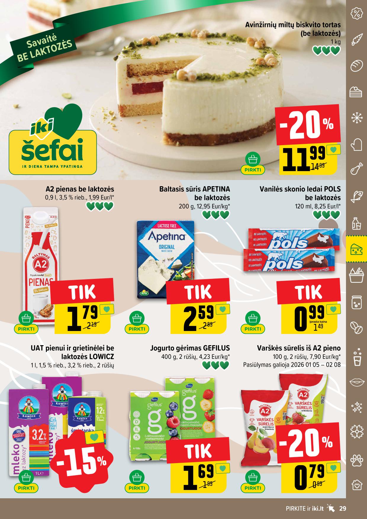 Naujausias IKI kaininis katalogas 2026.01.26 - 2026.02.01