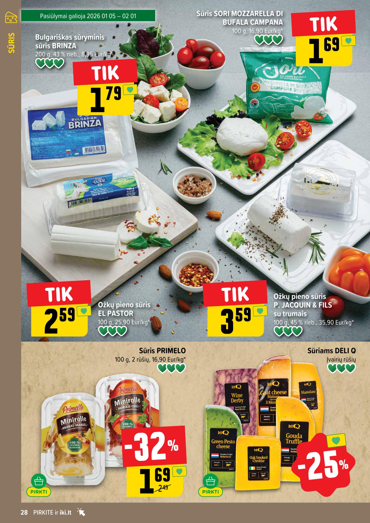 Naujausias IKI kaininis katalogas 2026.01.26 - 2026.02.01