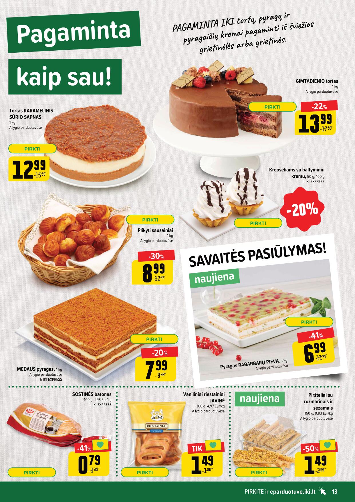 Naujausias IKI kaininis katalogas 2023.05.22 - 2023.05.28