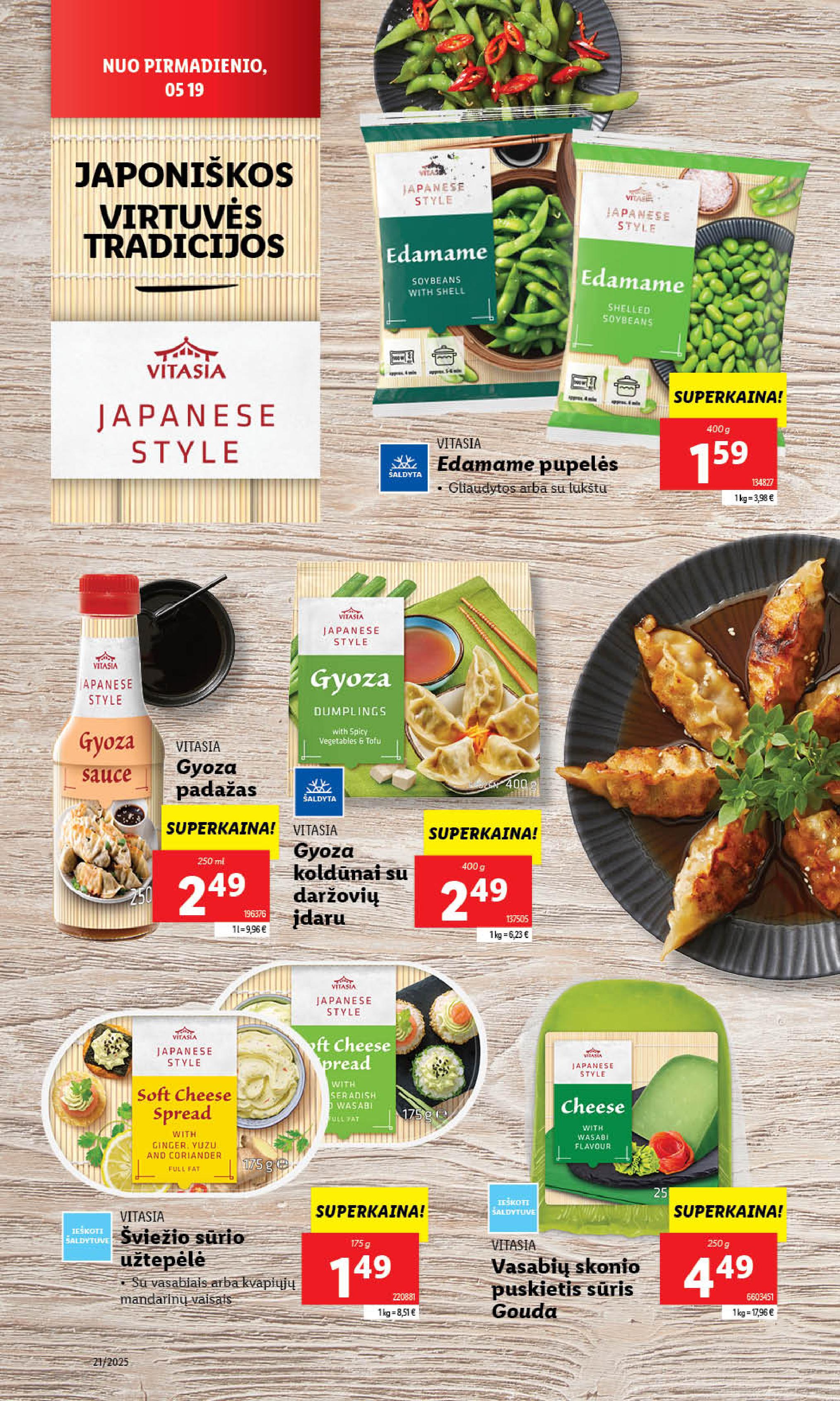 Naujausias LIDL kaininis katalogas 2025.05.19 - 2025.05.25