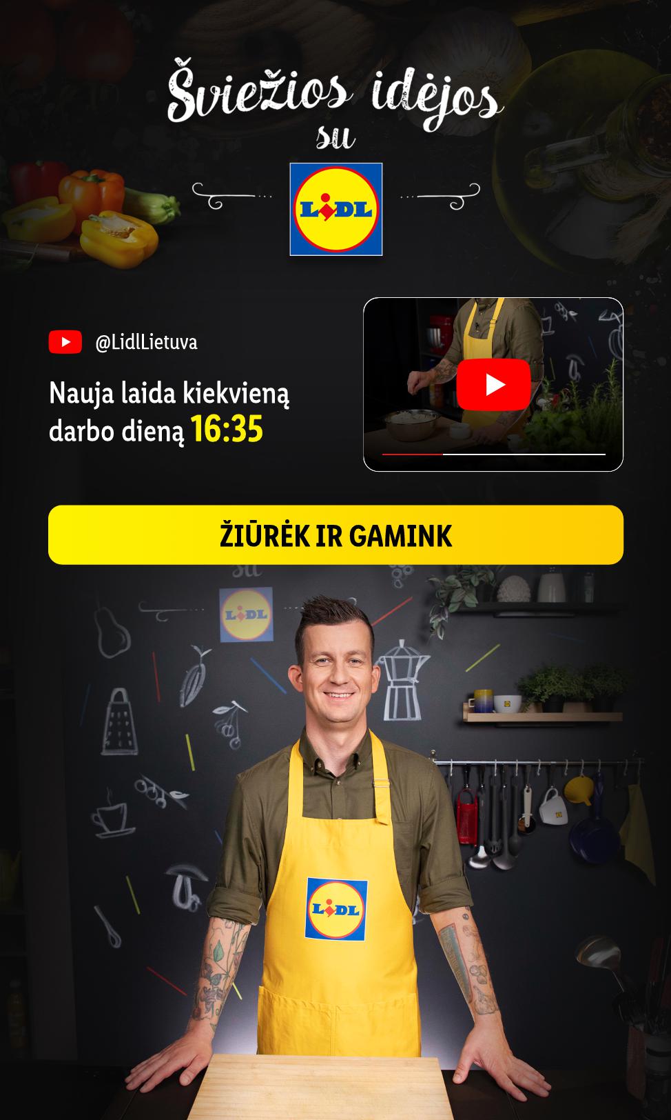 Naujausias LIDL kaininis katalogas 2024.10.14 - 2024.10.20