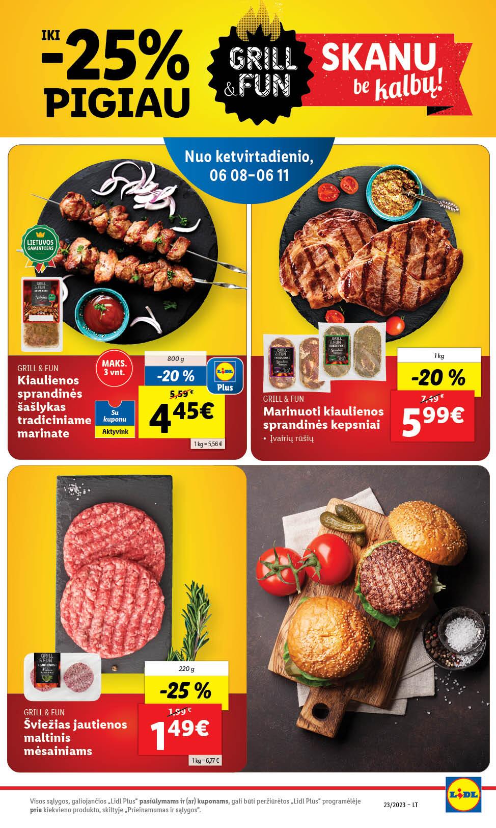 Naujausias LIDL kaininis katalogas 2023.06.05 - 2023.06.11