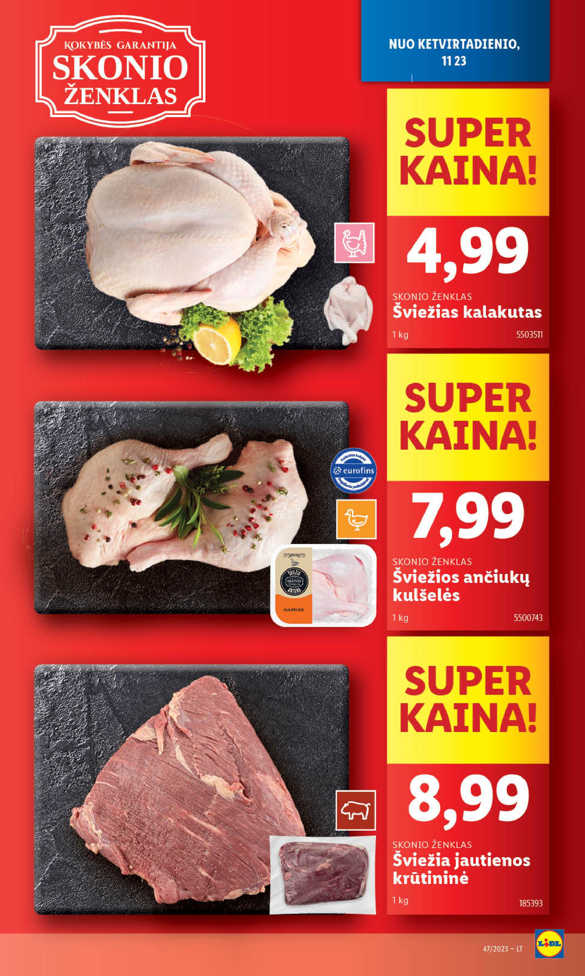 Naujausias LIDL kaininis katalogas 2023.11.20 - 2023.11.26