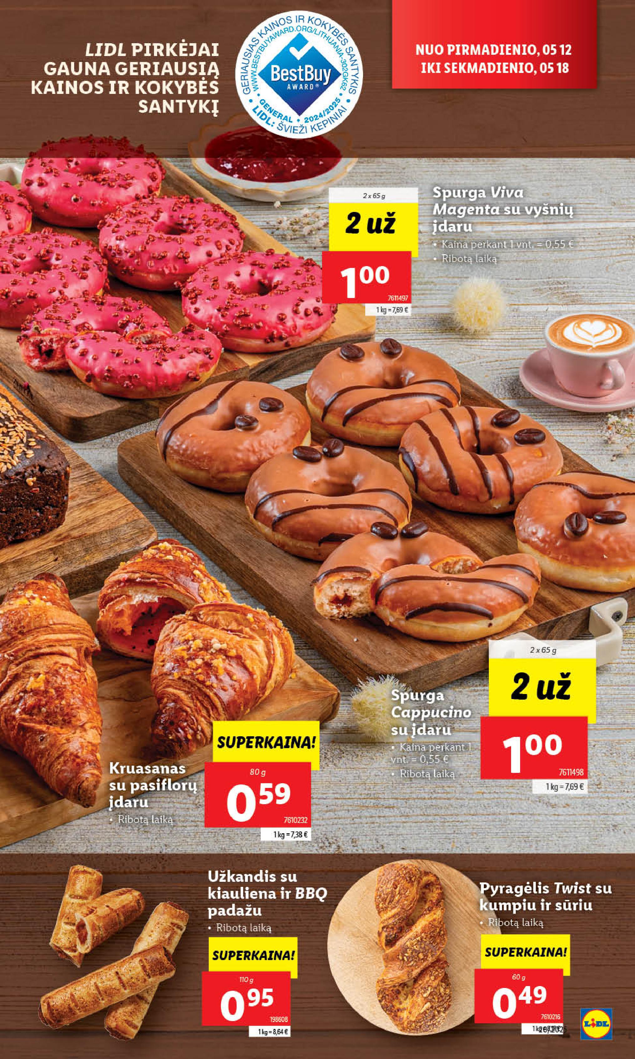 Naujausias LIDL kaininis katalogas 2025.05.12 - 2025.05.18