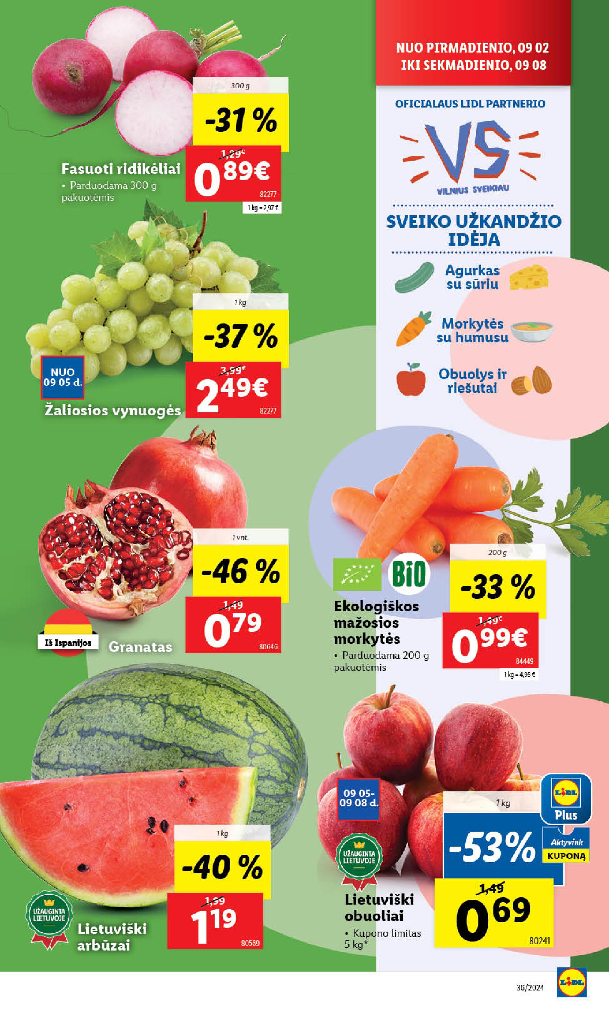 Naujausias LIDL kaininis katalogas 2024.09.02 - 2024.09.08