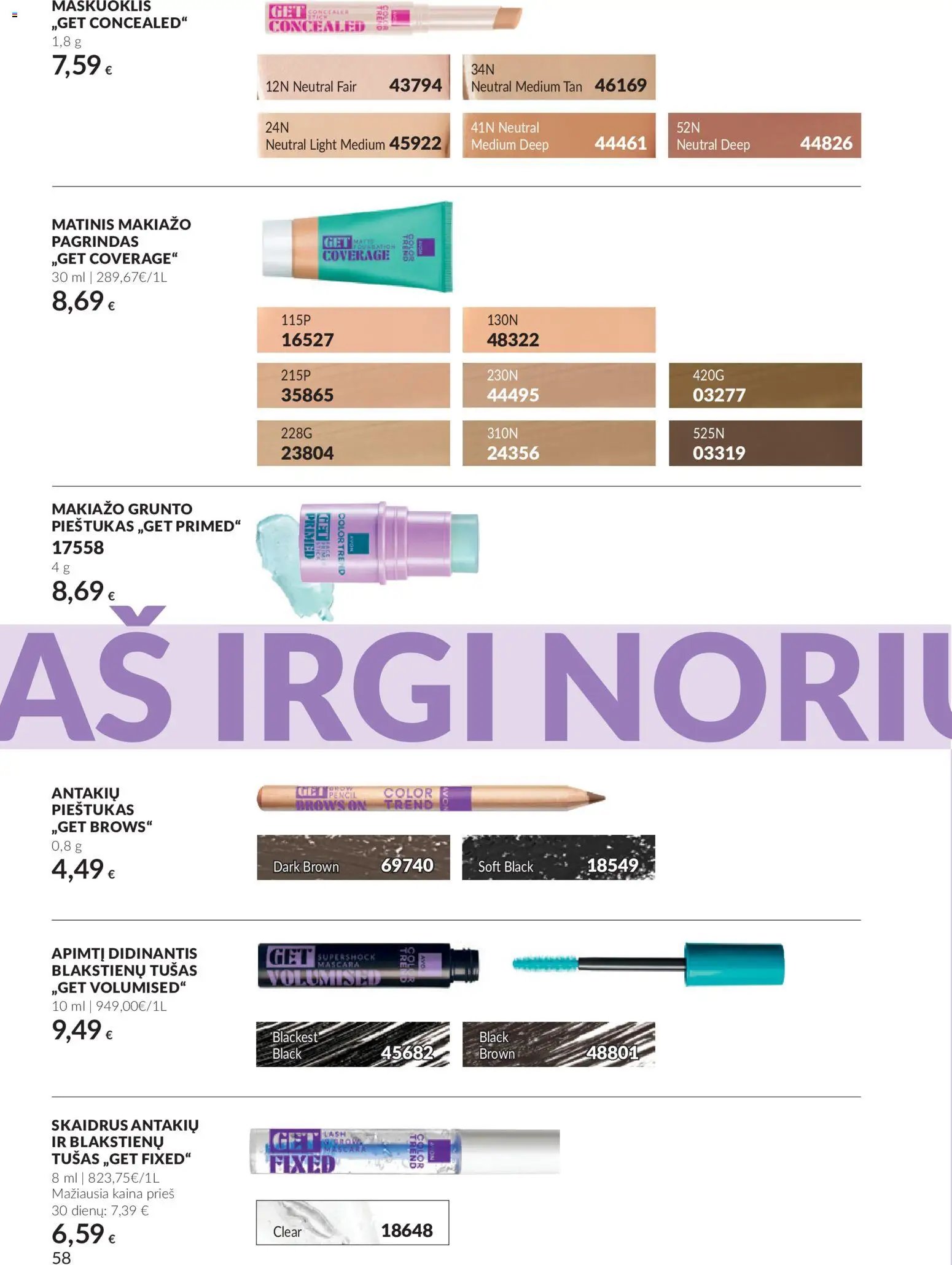 AVON katalogas galioja 2026.10.01 - 2026.10.31