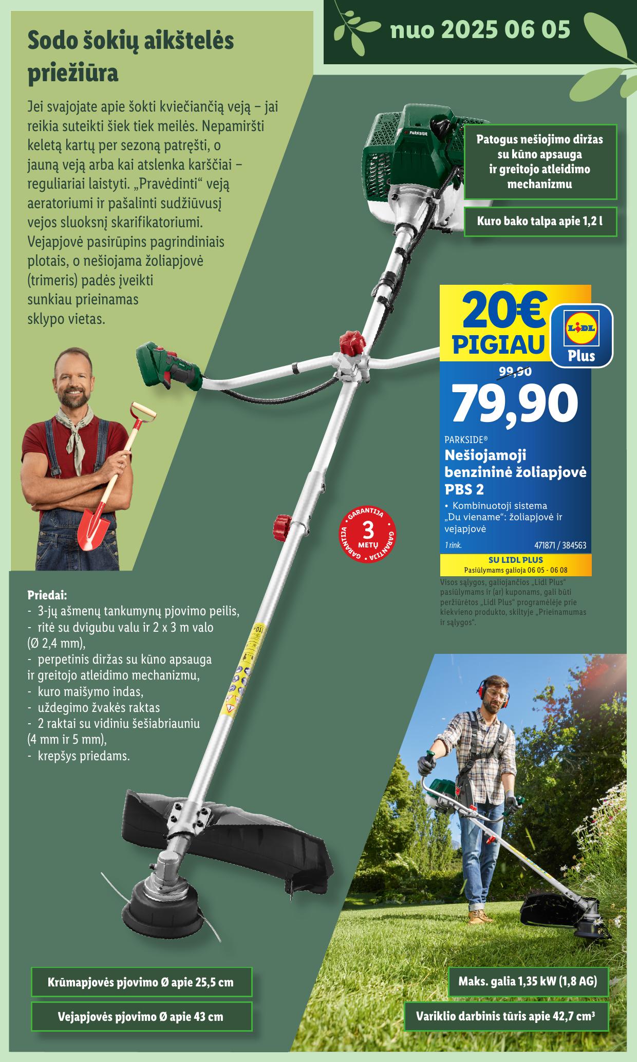 LIDL katalogas "Švenčiame sodą" galioja nuo 2025.05.12