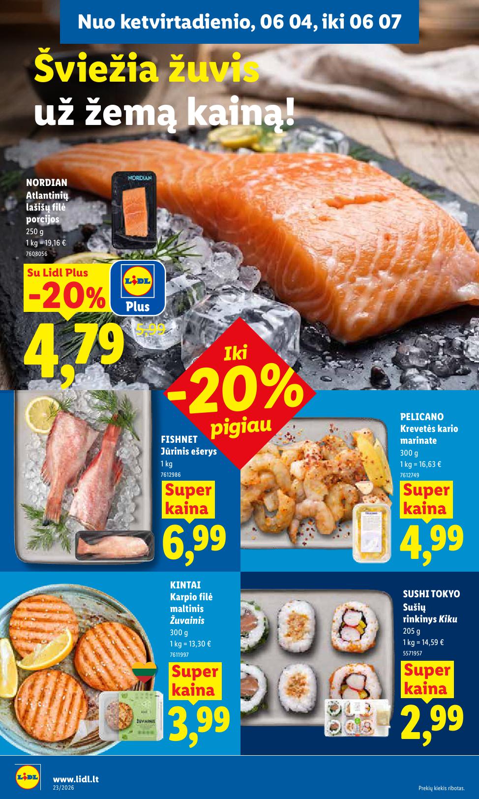 Naujausias LIDL kaininis katalogas 2026.06.01 - 2026.06.07