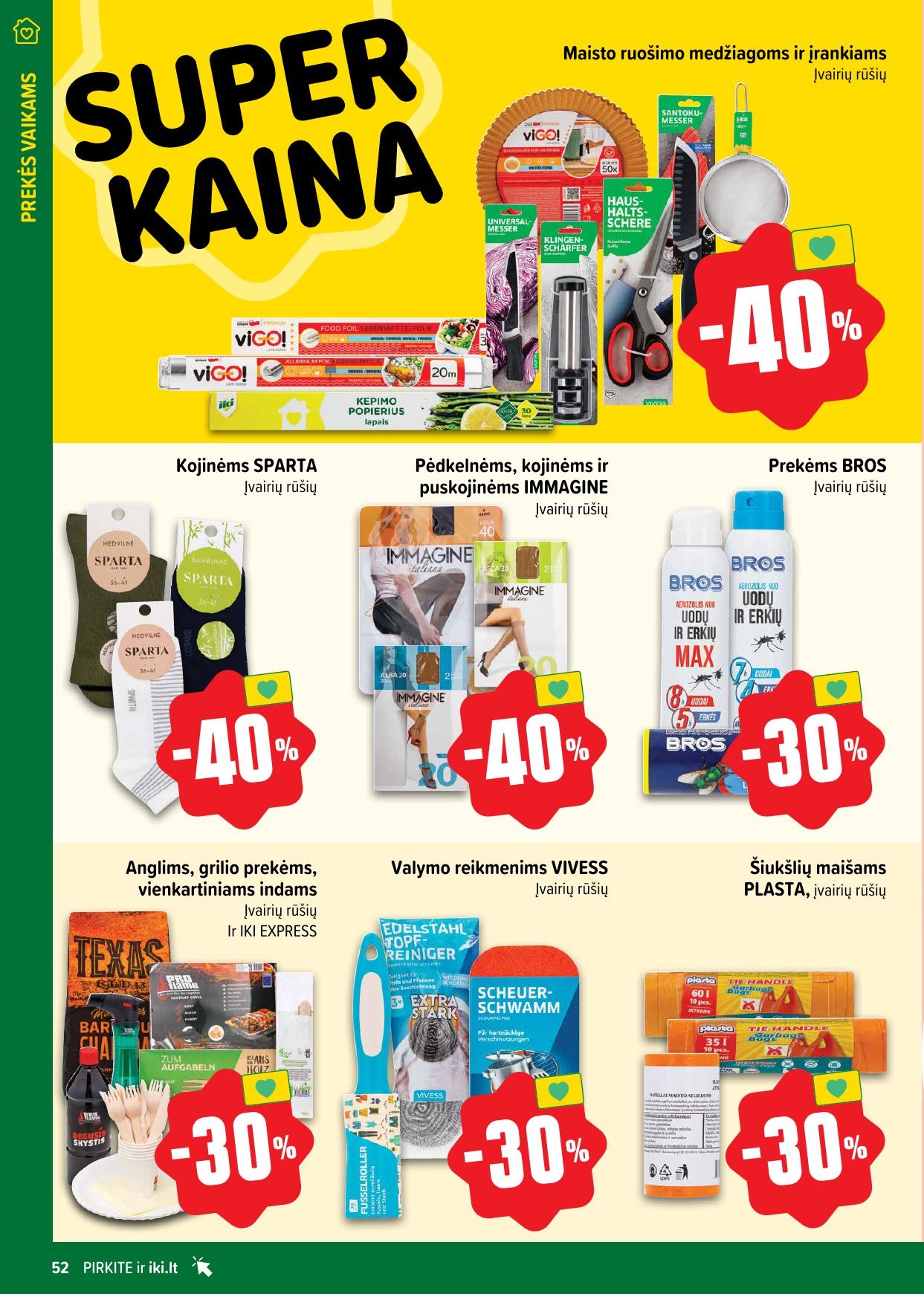 Naujausias IKI kaininis katalogas 2025.08.11 - 2025.08.17