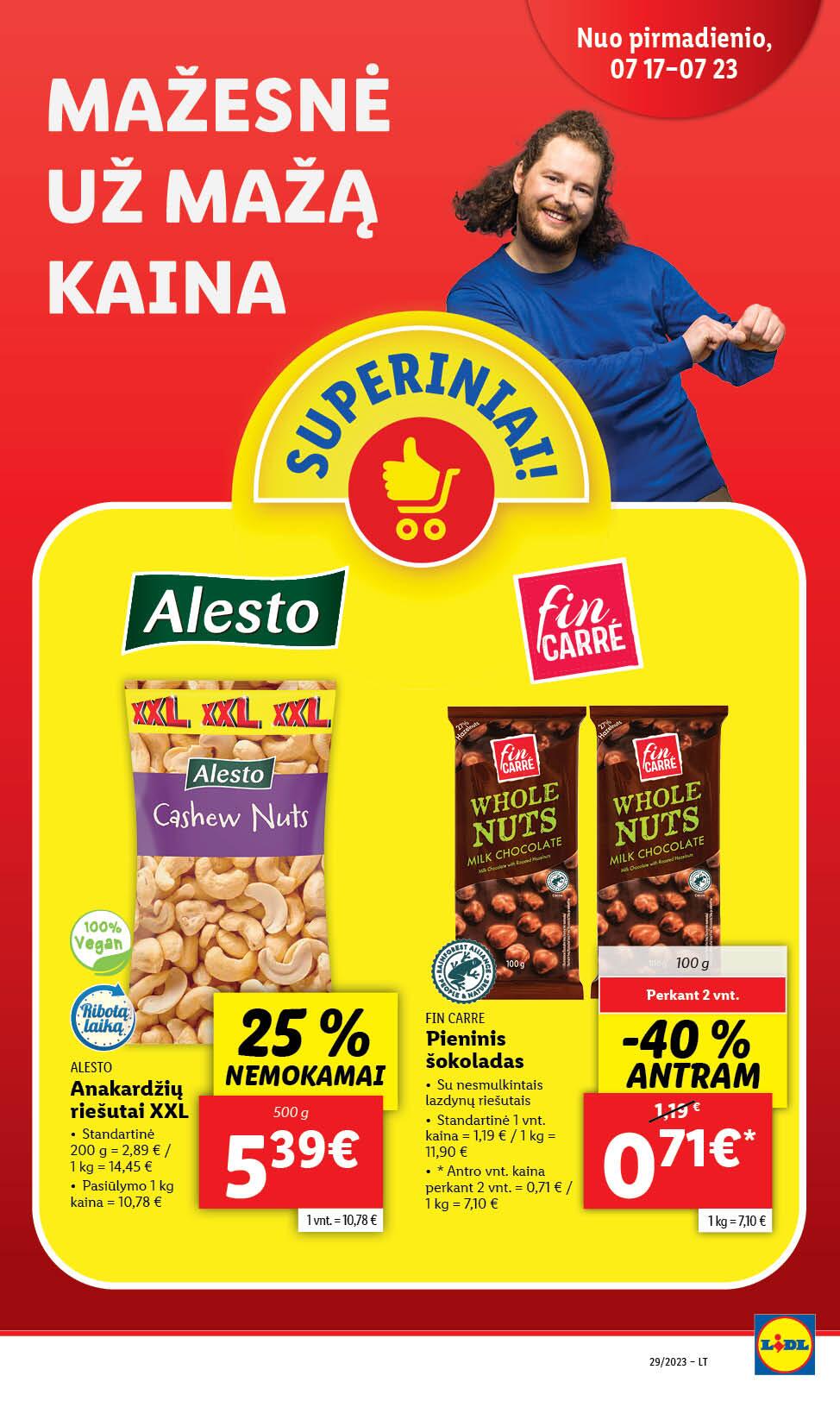 Naujausias LIDL kaininis katalogas 2023.07.17 - 2023.07.23
