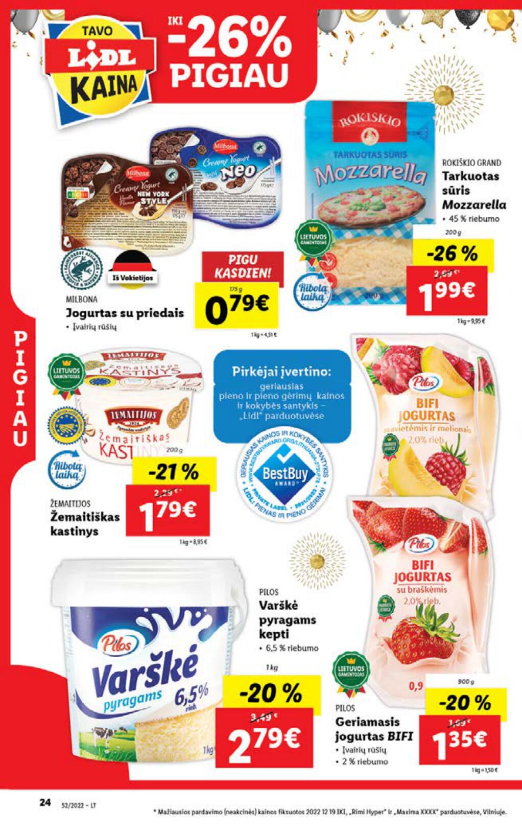 Naujausias LIDL kaininis katalogas 2022.12.26 - 2023.01.01