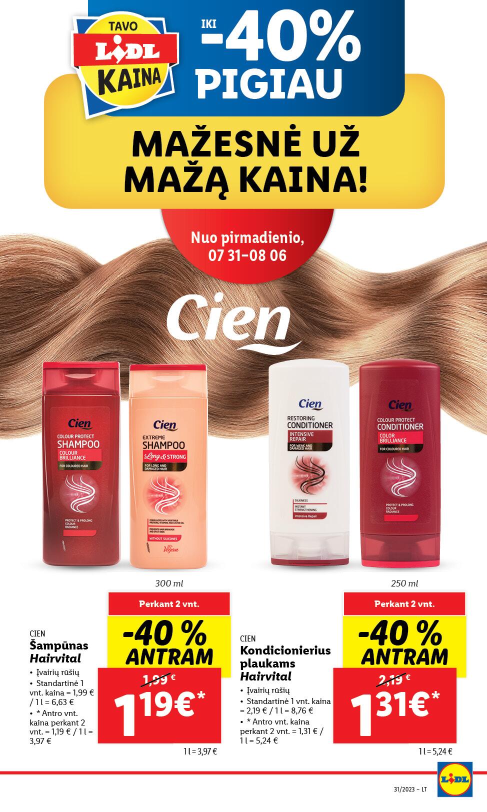 Naujausias LIDL kaininis katalogas 2023.07.31 - 2023.08.06