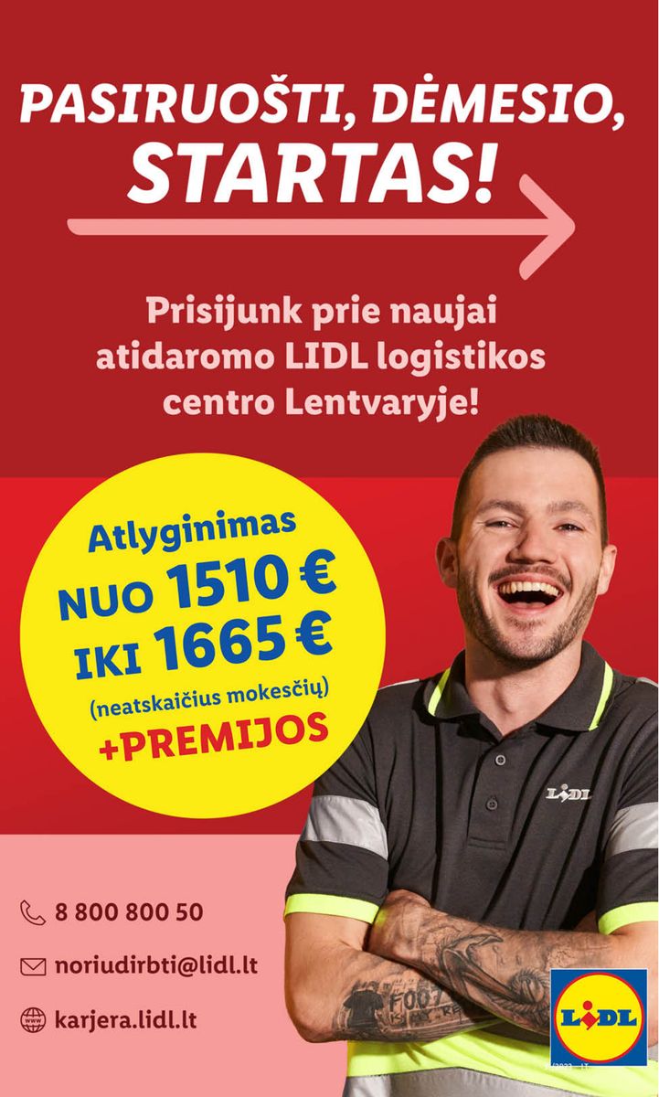 Naujausias LIDL kaininis katalogas 2023.12.18 - 2023.12.24