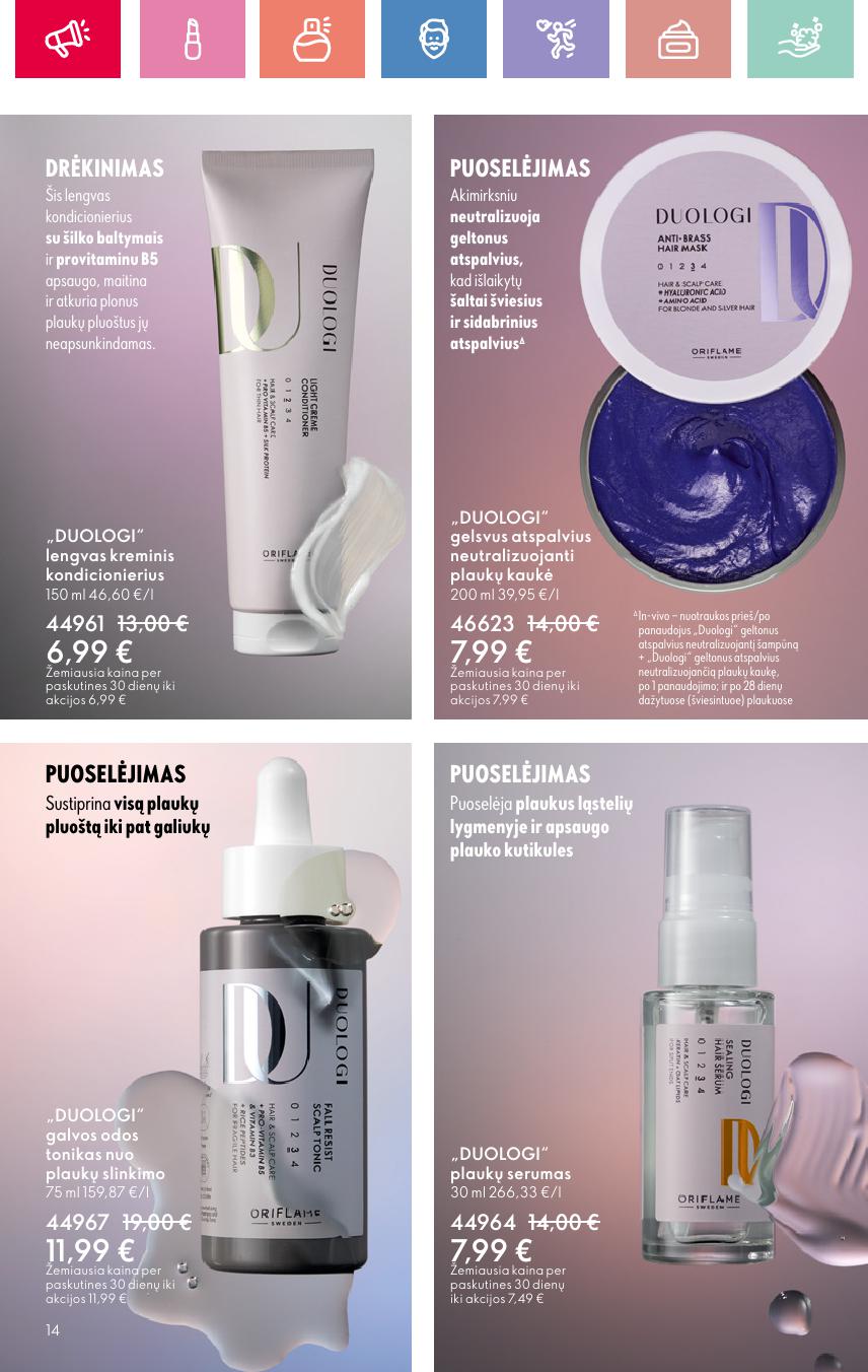 ORIFLAME katalogas galioja 2025.08.03 - 2025.08.23
