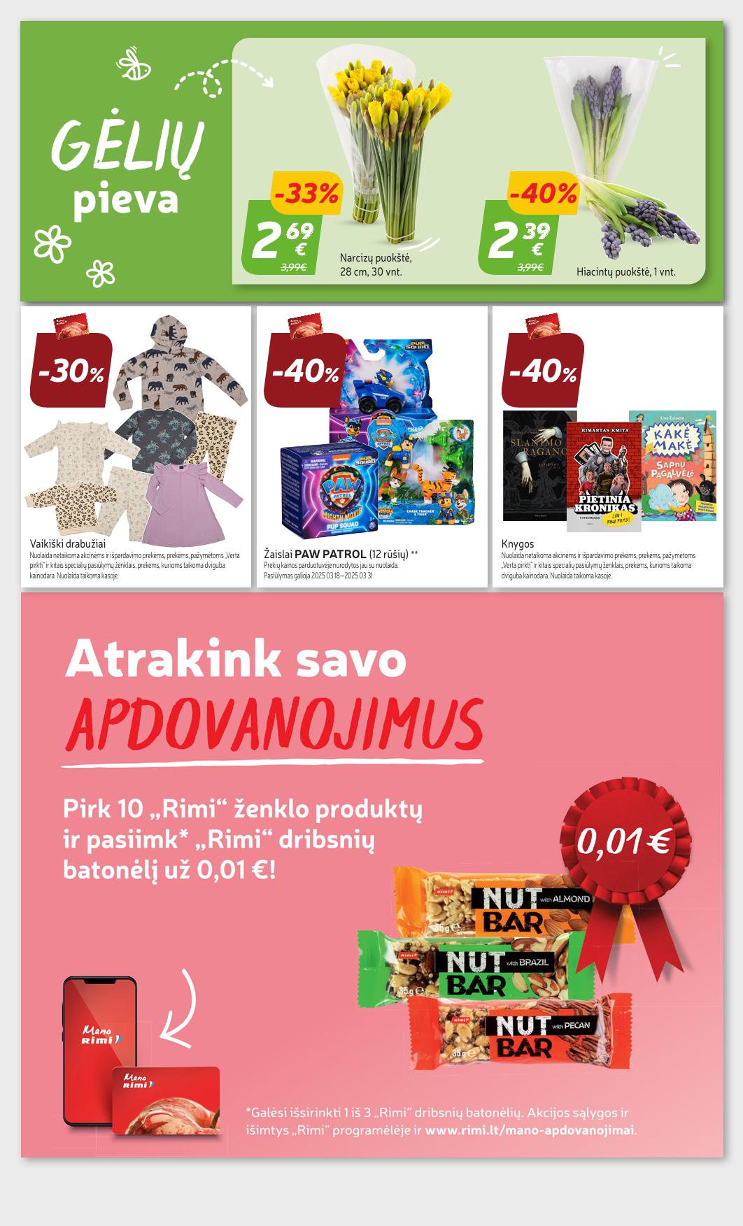 Naujausias RIMI kaininis katalogas 2025.03.25 - 2025.03.31