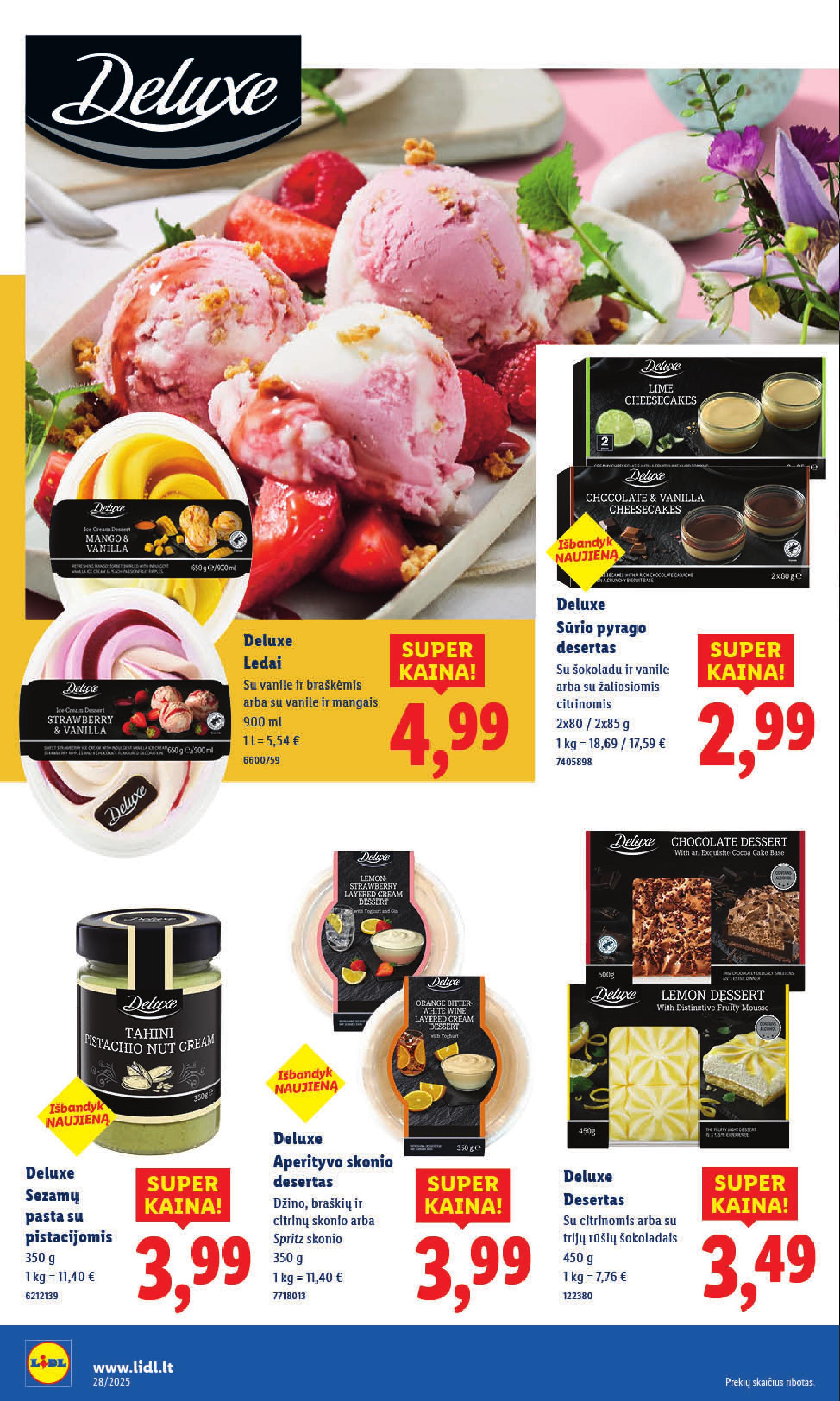 Naujausias LIDL kaininis katalogas 2025.07.07 - 2025.07.13