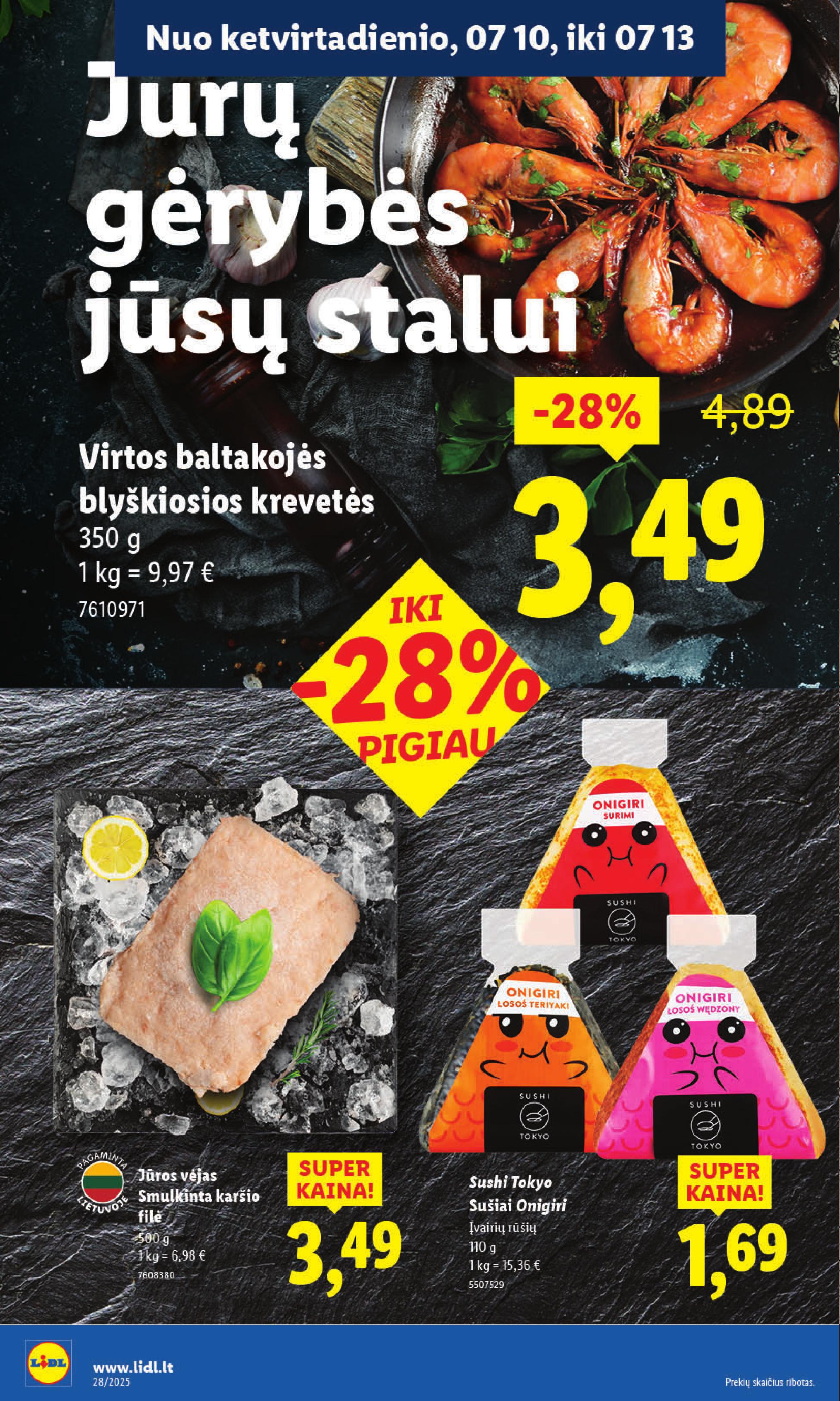 Naujausias LIDL kaininis katalogas 2025.07.07 - 2025.07.13